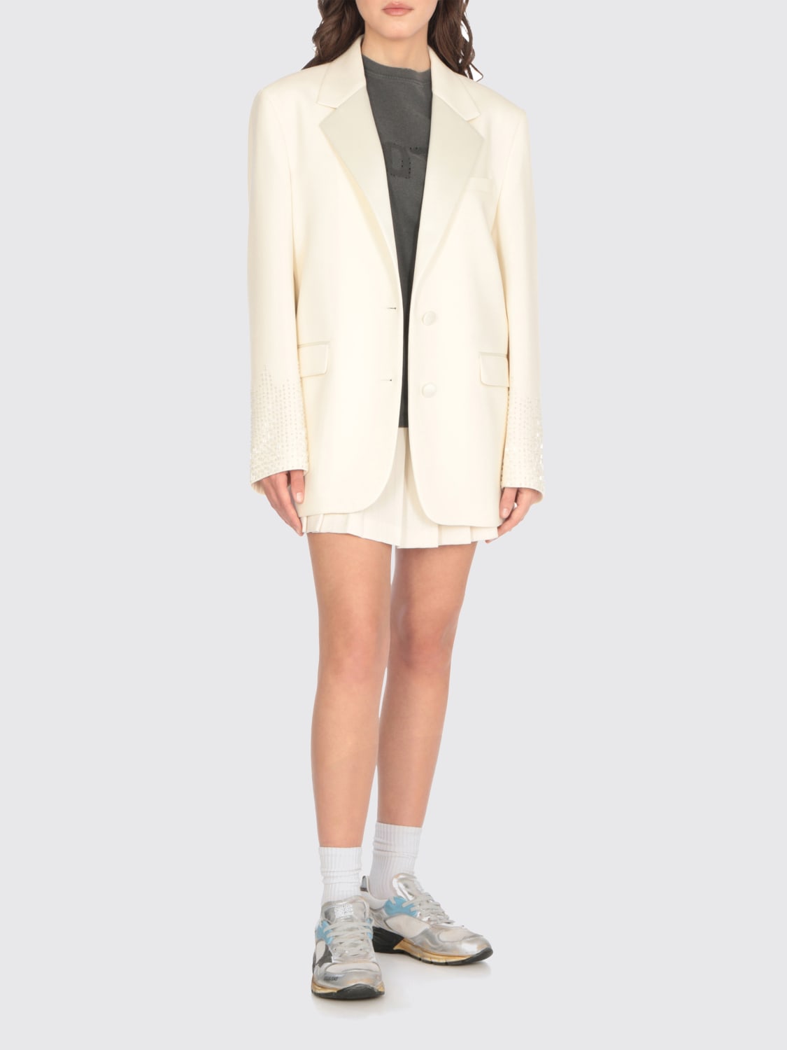 GOLDEN GOOSE SNEAKERS: Shoes woman Golden Goose, Grey - Img 2