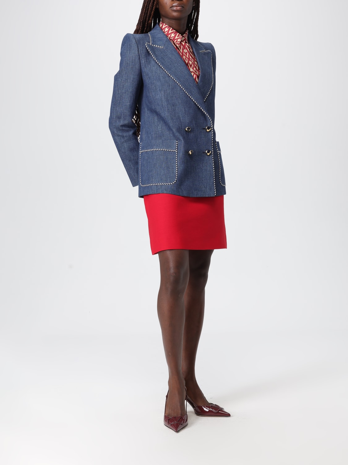 VALENTINO SHIRT: Shirt woman Valentino, Red - Img 2