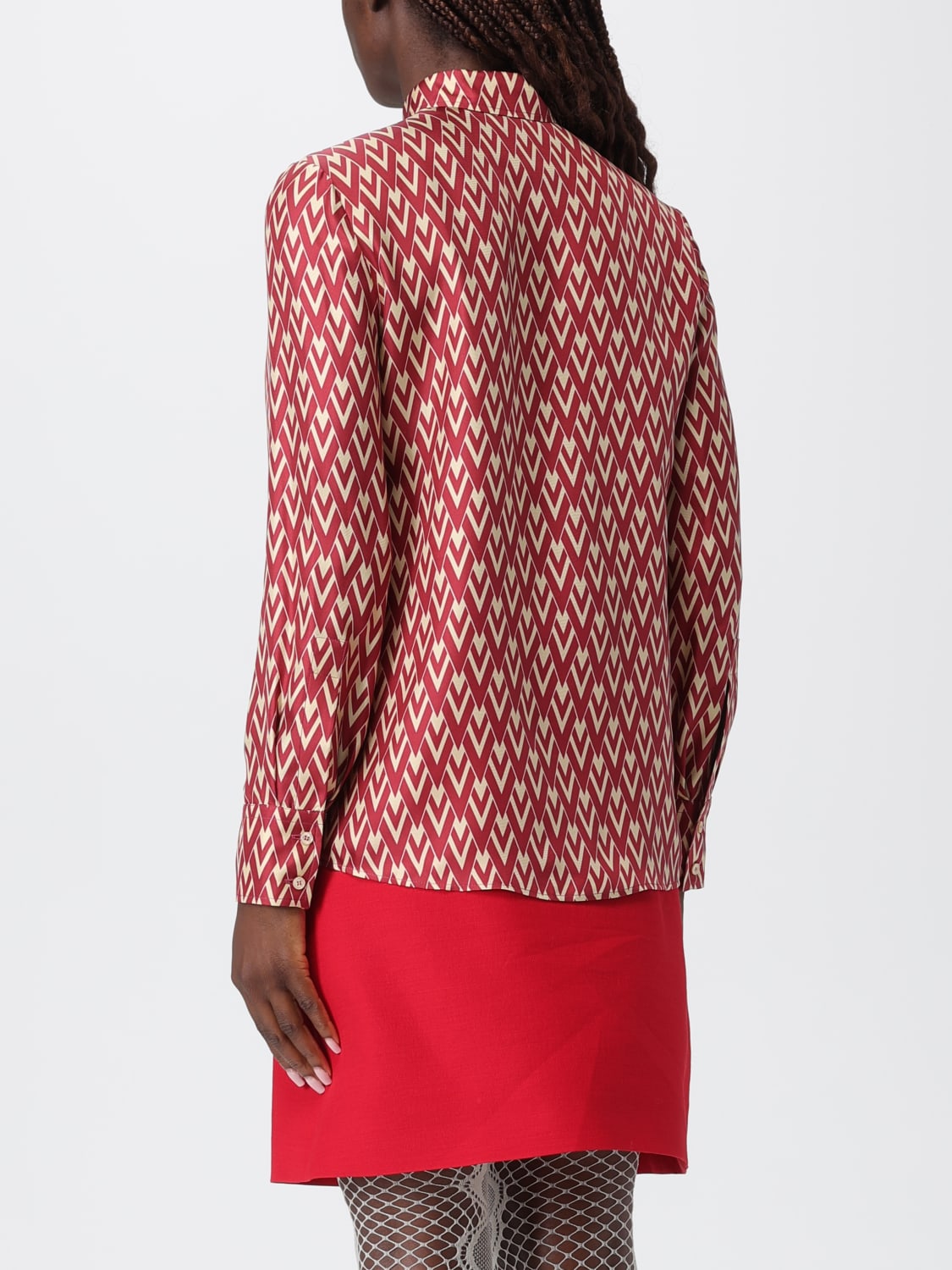 VALENTINO SHIRT: Shirt woman Valentino, Red - Img 3