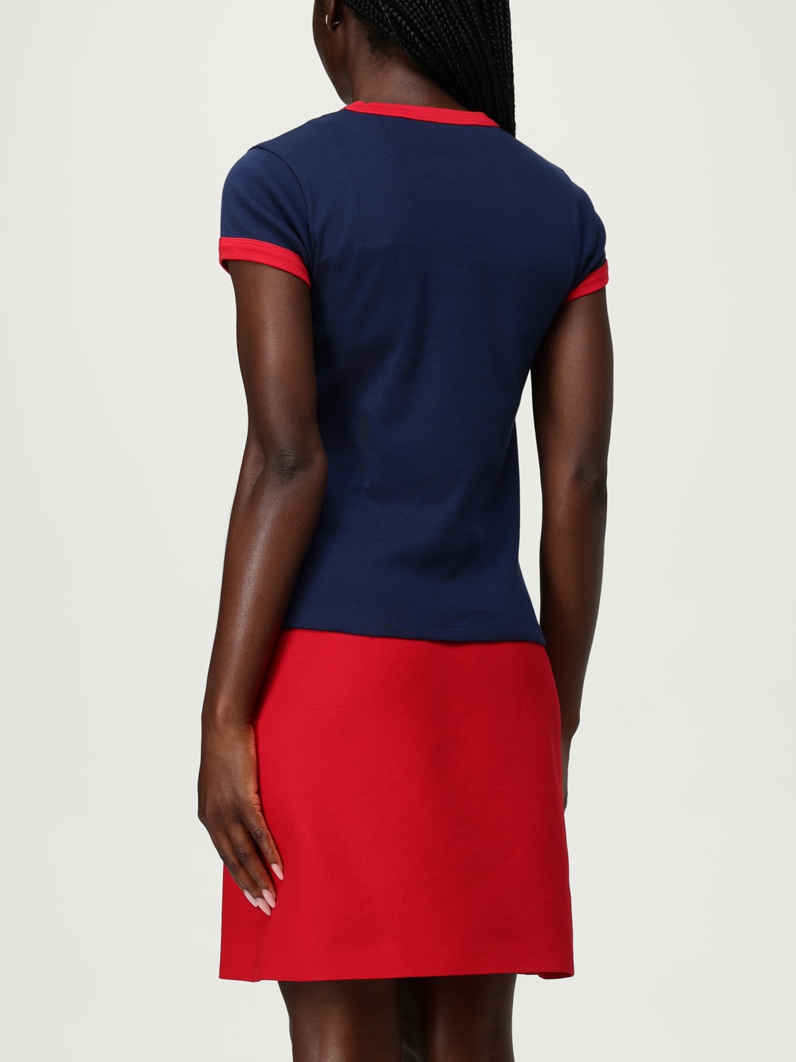 VALENTINO T-SHIRT: T-shirt woman Valentino, Indigo - Img 3