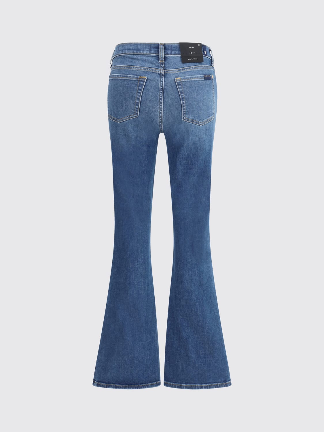 7 FOR ALL MANKIND JEANS: Jeans femme 7 For All Mankind, Bleu - Img 2