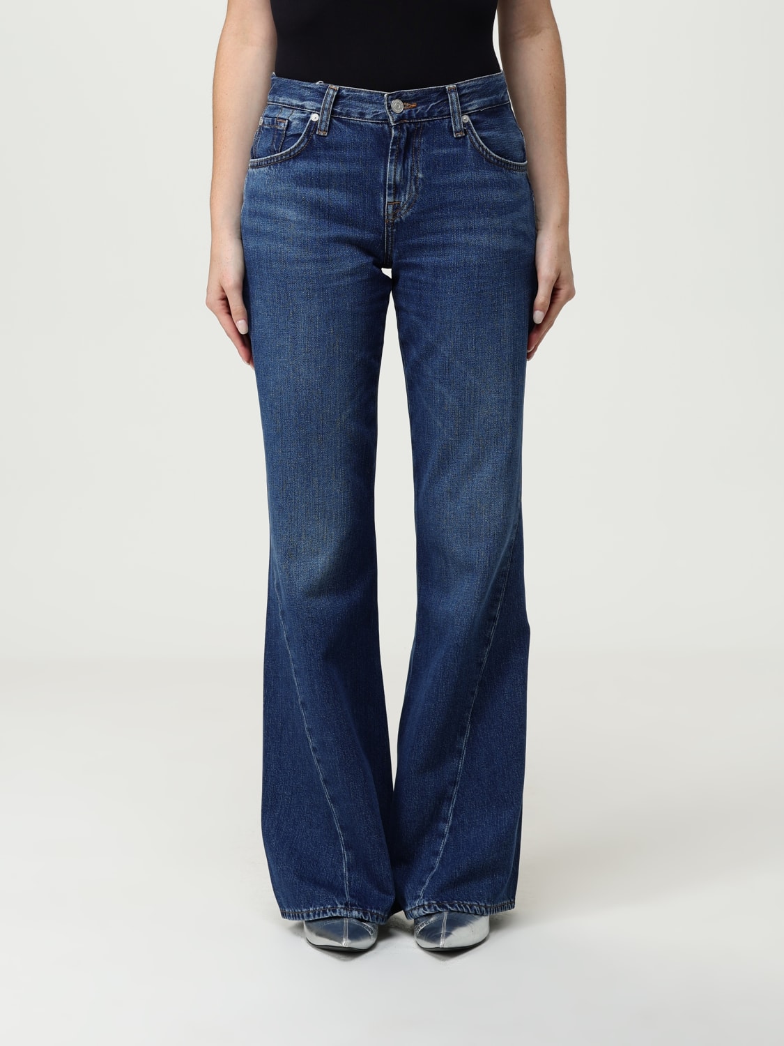 7 FOR ALL MANKIND JEANS: Jeans woman 7 For All Mankind, Navy - Img 1