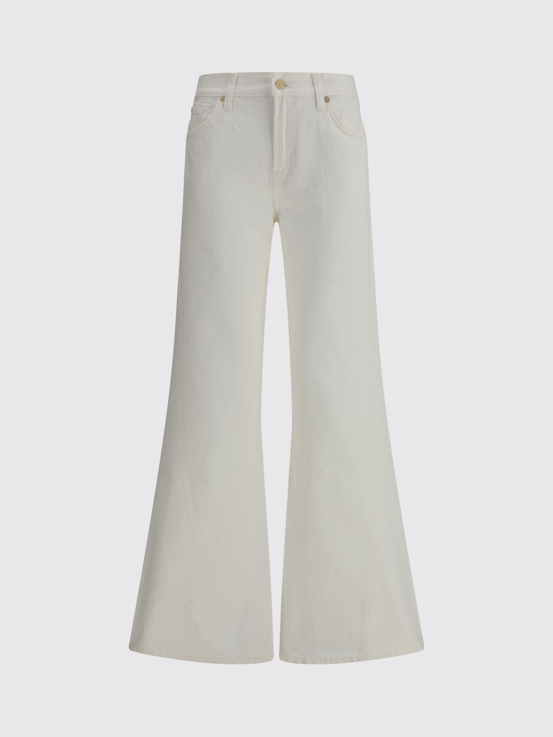 7 FOR ALL MANKIND JEANS: Jeans femme 7 For All Mankind, Blanc - Img 1