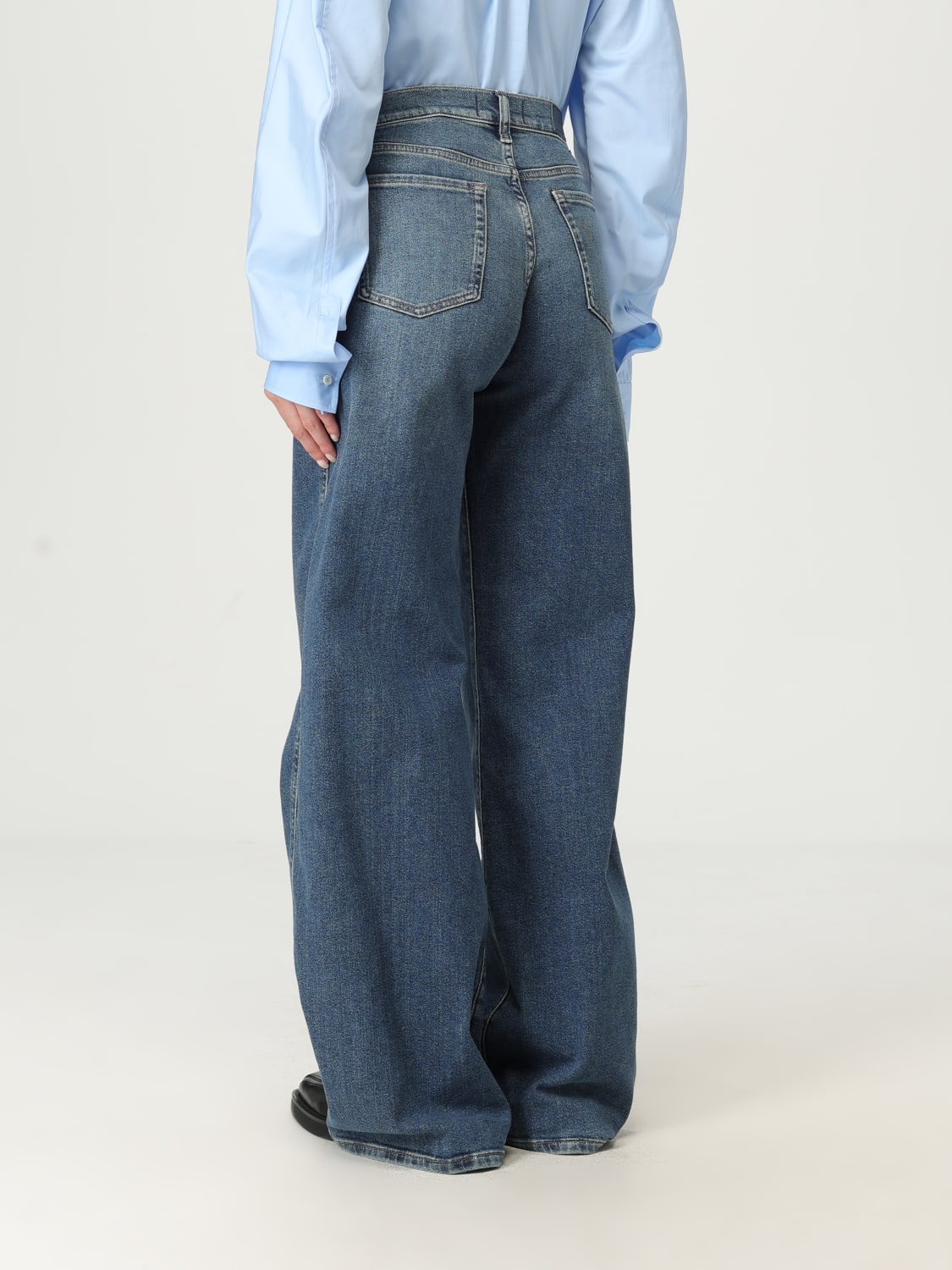 7 FOR ALL MANKIND ДЖИНСЫ: Джинсы Женское 7 For All Mankind, Синий - Img 2