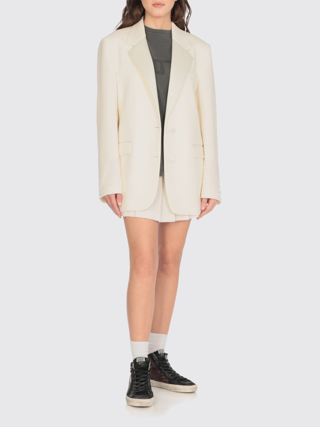 GOLDEN GOOSE SNEAKERS: Sneakers woman Golden Goose, Brown - Img 2