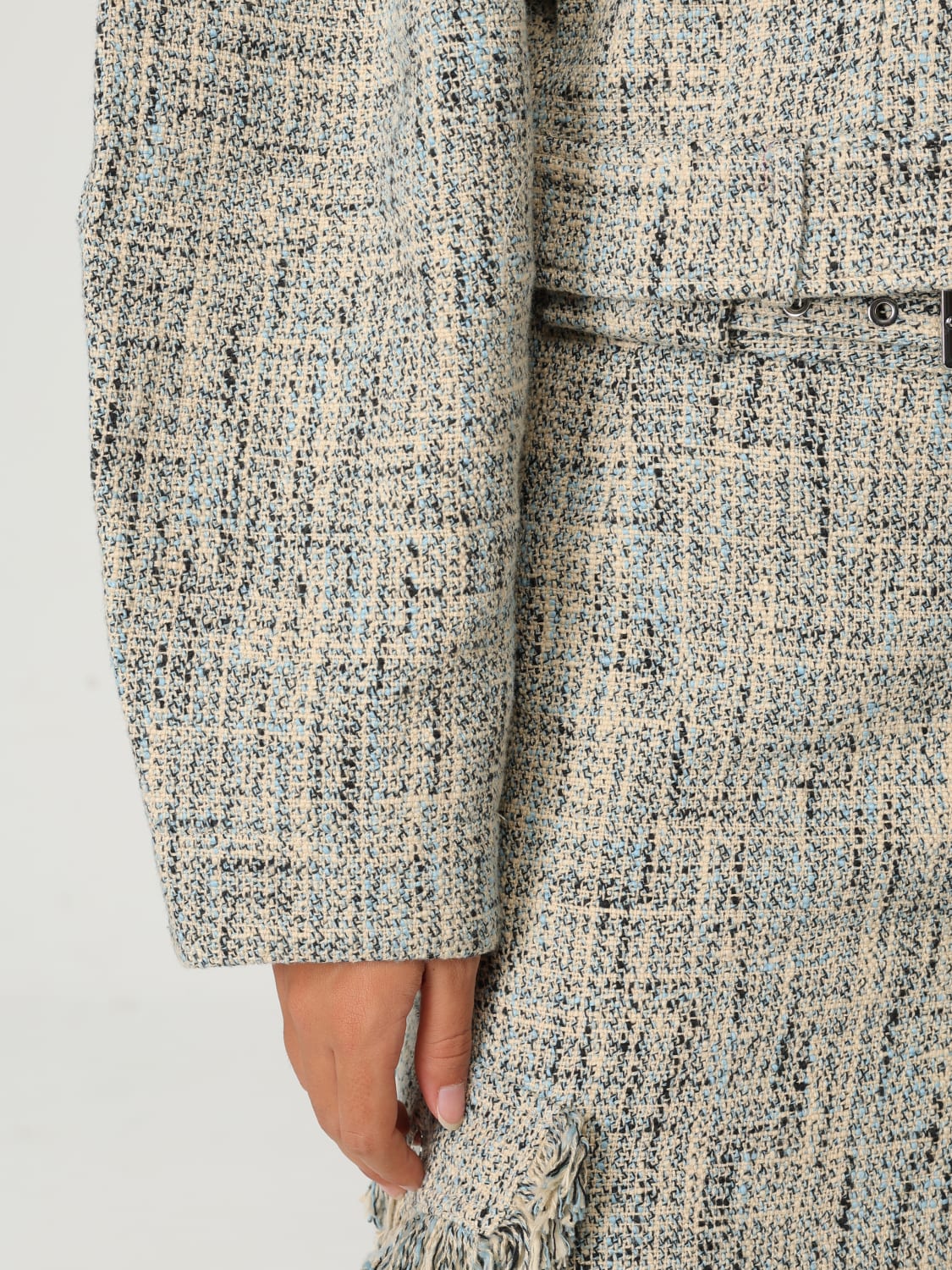 GANNI JACKET: Jacket woman Ganni, Blue - Img 5