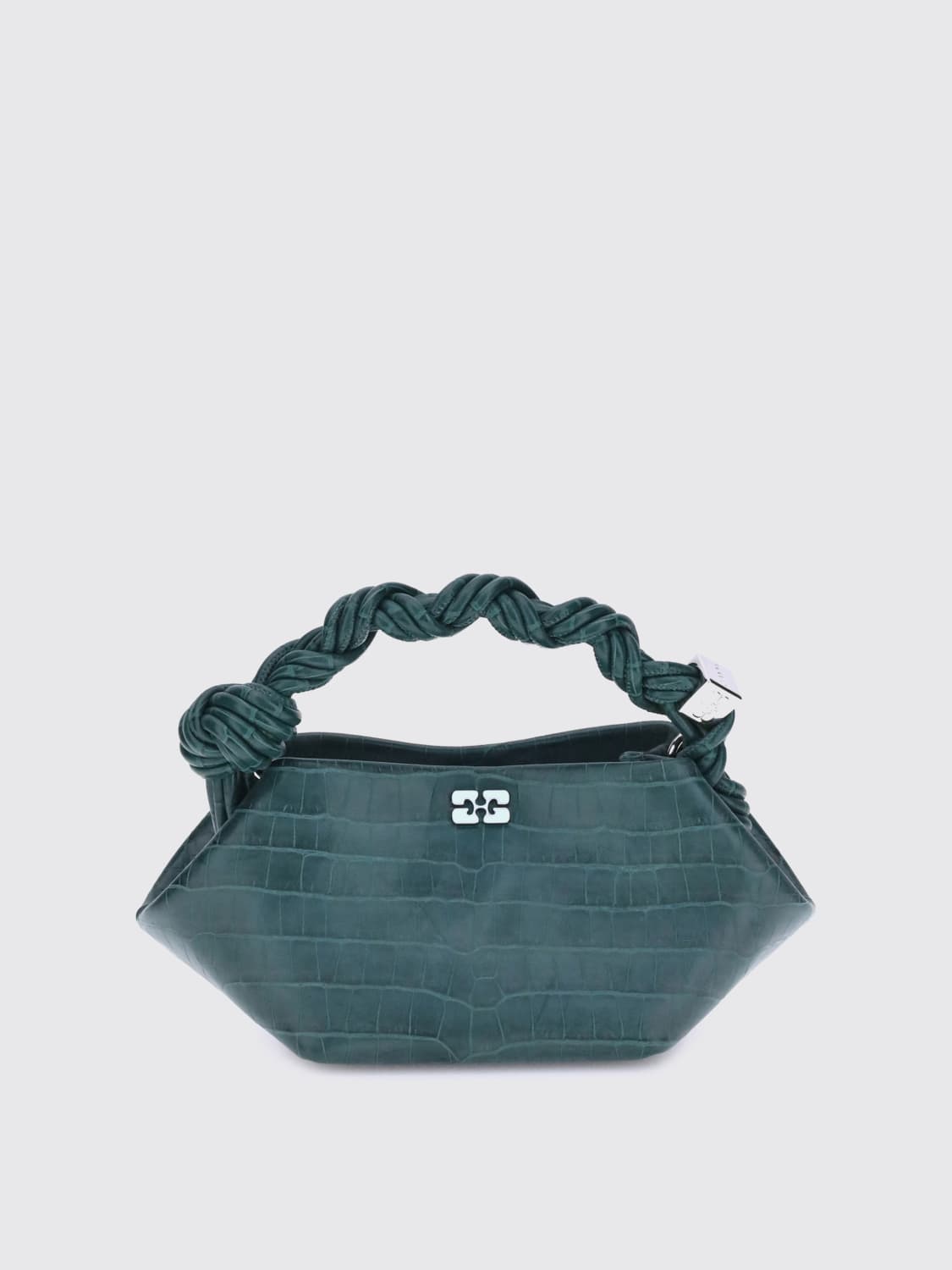 GANNI HANDBAG: Shoulder bag woman Ganni, Green - Img 1