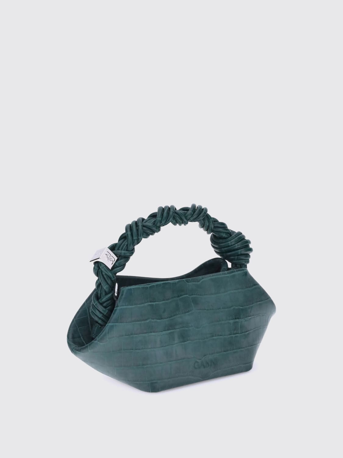 GANNI HANDBAG: Shoulder bag woman Ganni, Green - Img 3