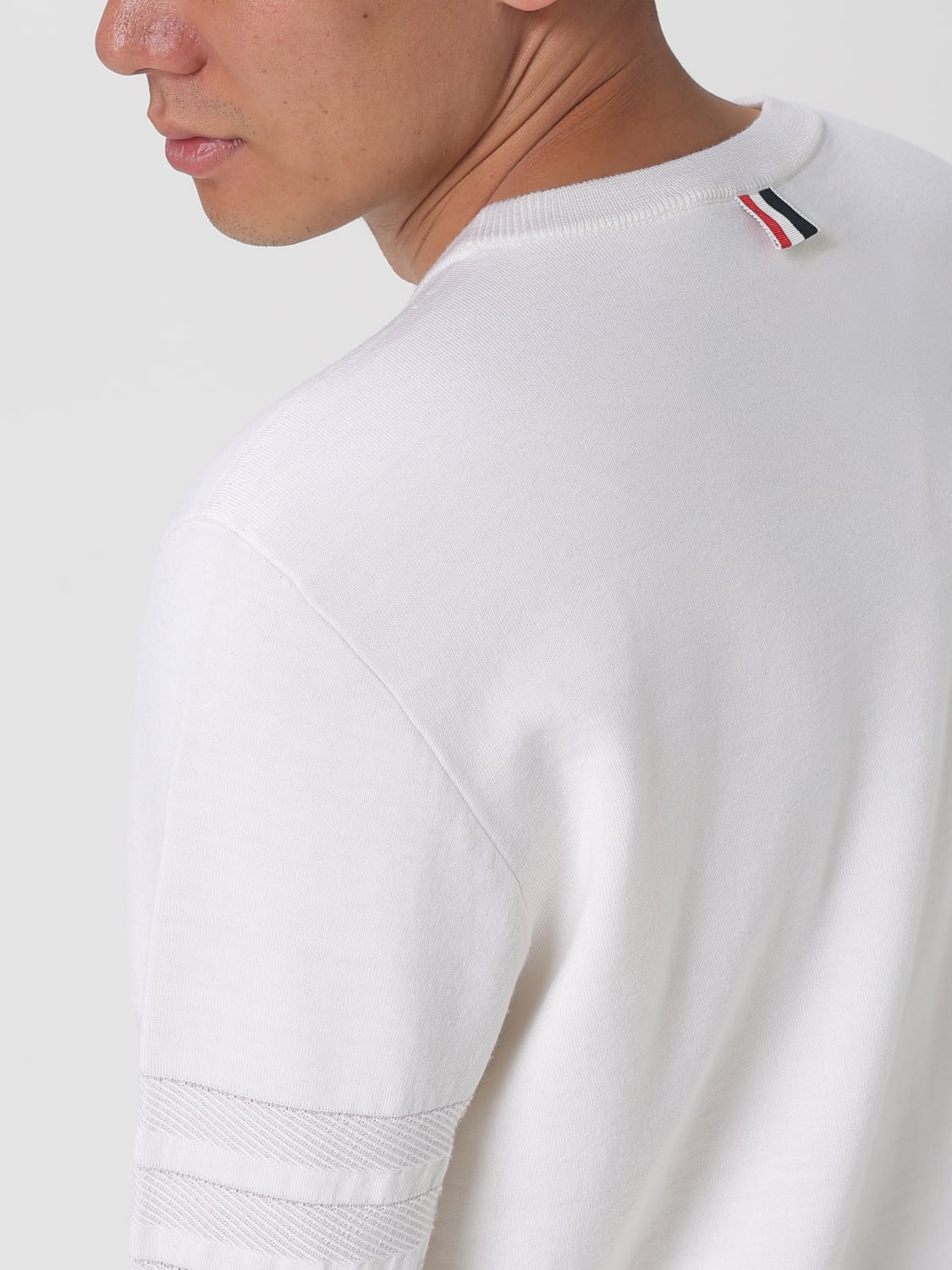 THOM BROWNE SWEATER: Sweater men Thom Browne, White - Img 5