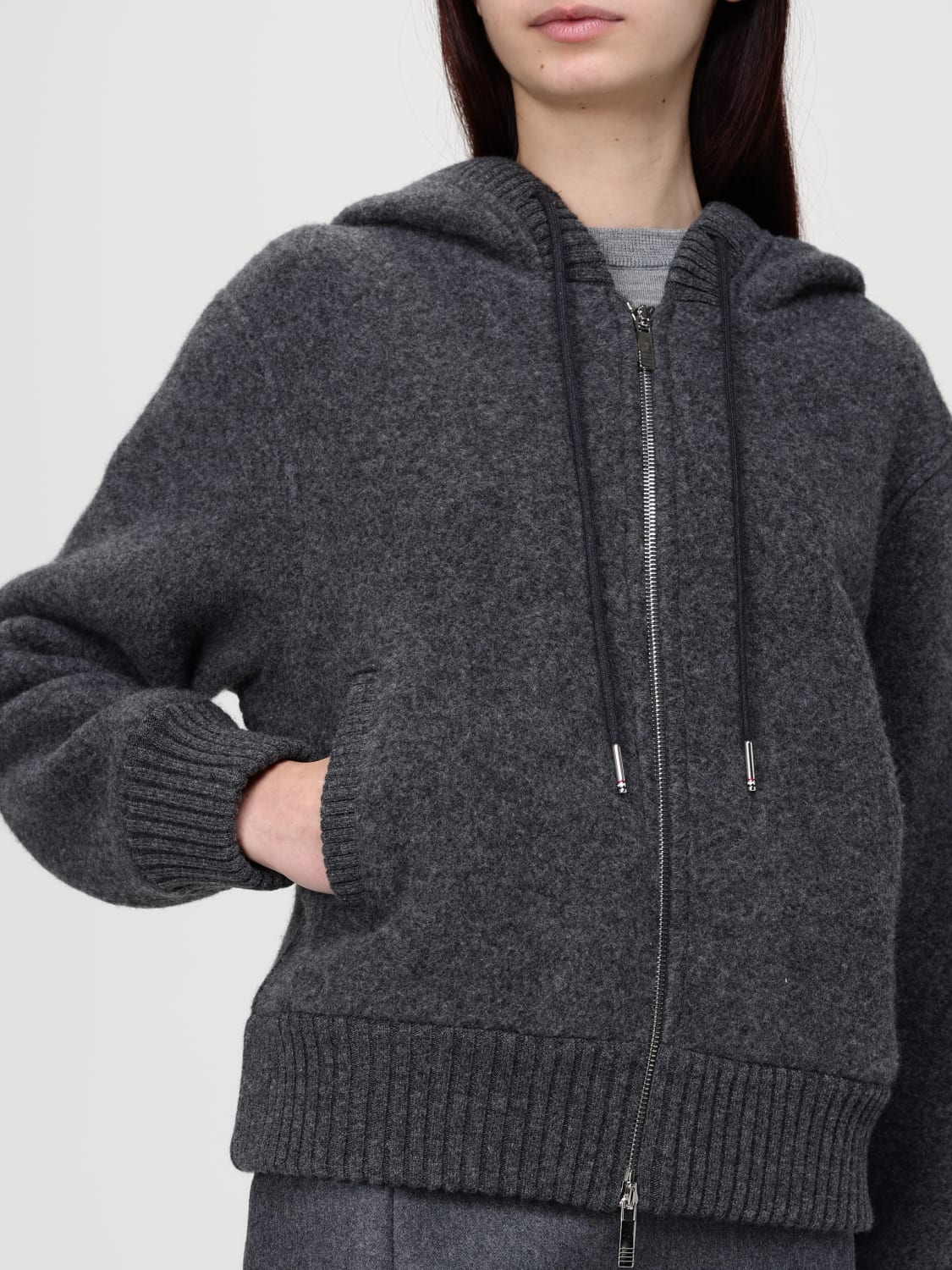 THOM BROWNE SUDADERA: Sudadera mujer Thom Browne, Negro - Img 5