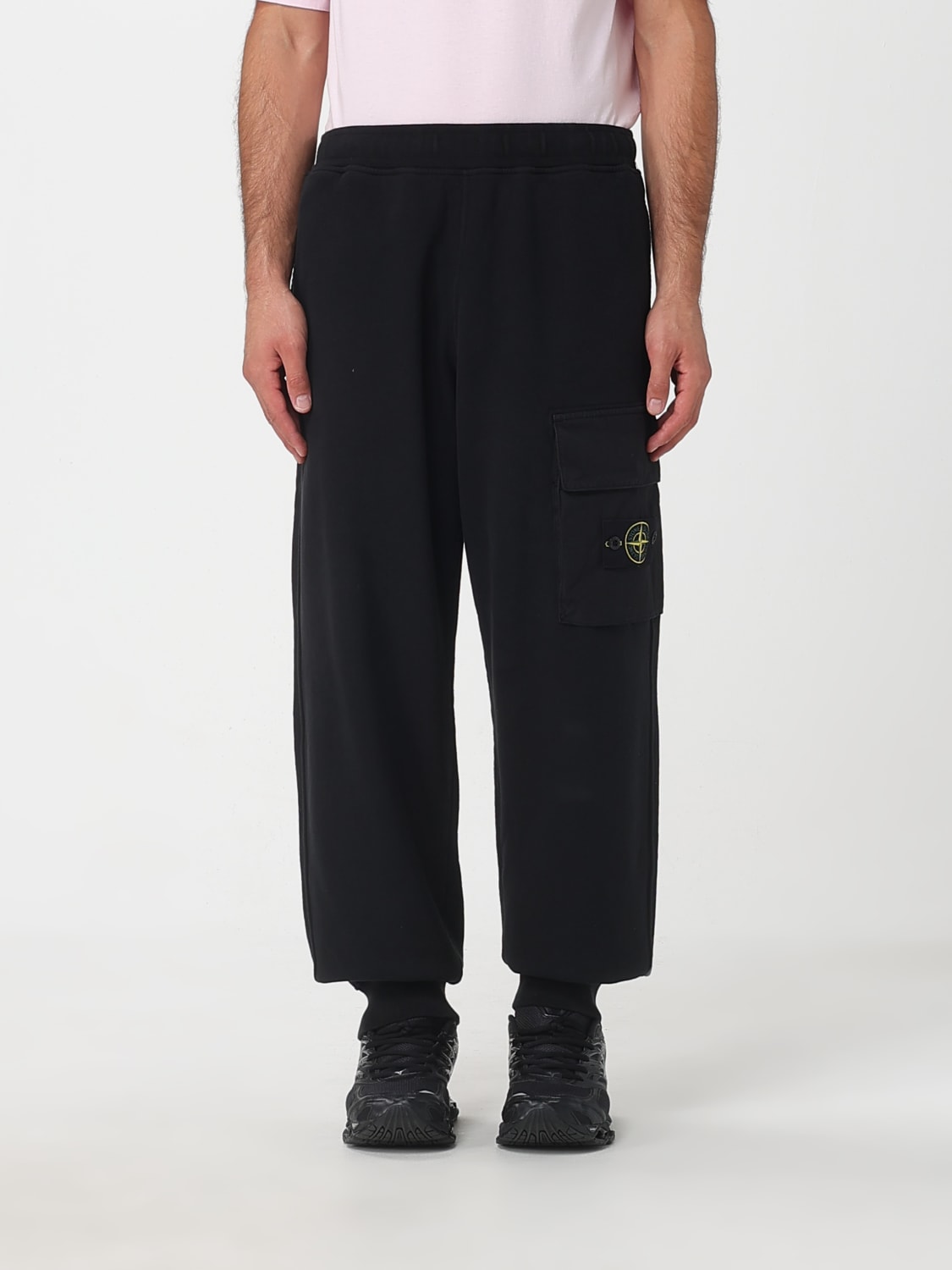 STONE ISLAND PANTS: Pants men Stone Island, Black - Img 1