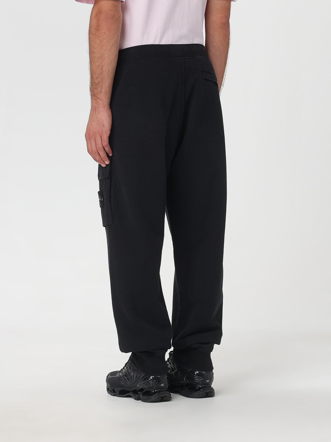 STONE ISLAND PANTS: Pants men Stone Island, Black - Img 3