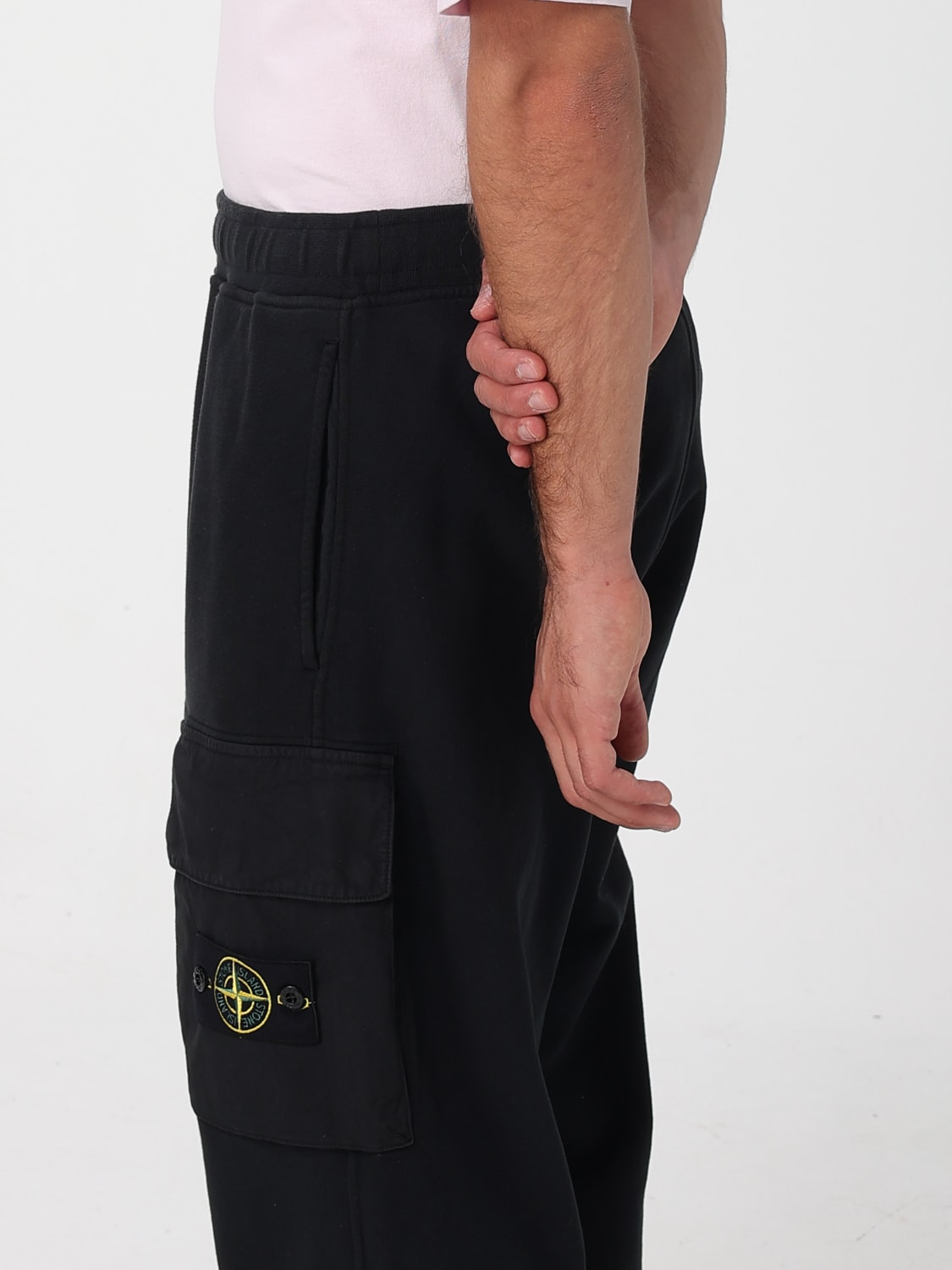 STONE ISLAND PANTS: Pants men Stone Island, Black - Img 5