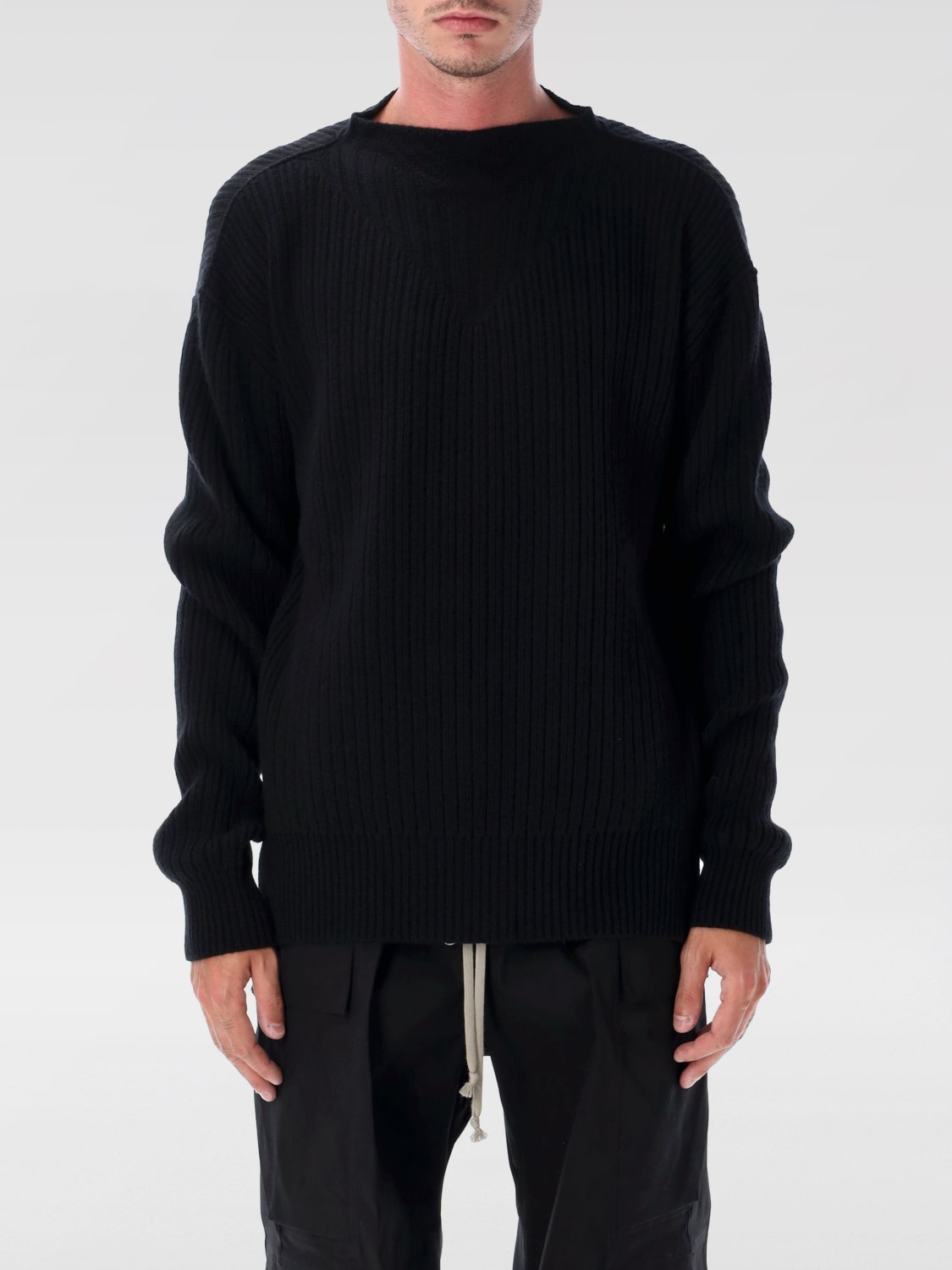 RICK OWENS SWEATER: T-shirt men Rick Owens, Black - Img 1