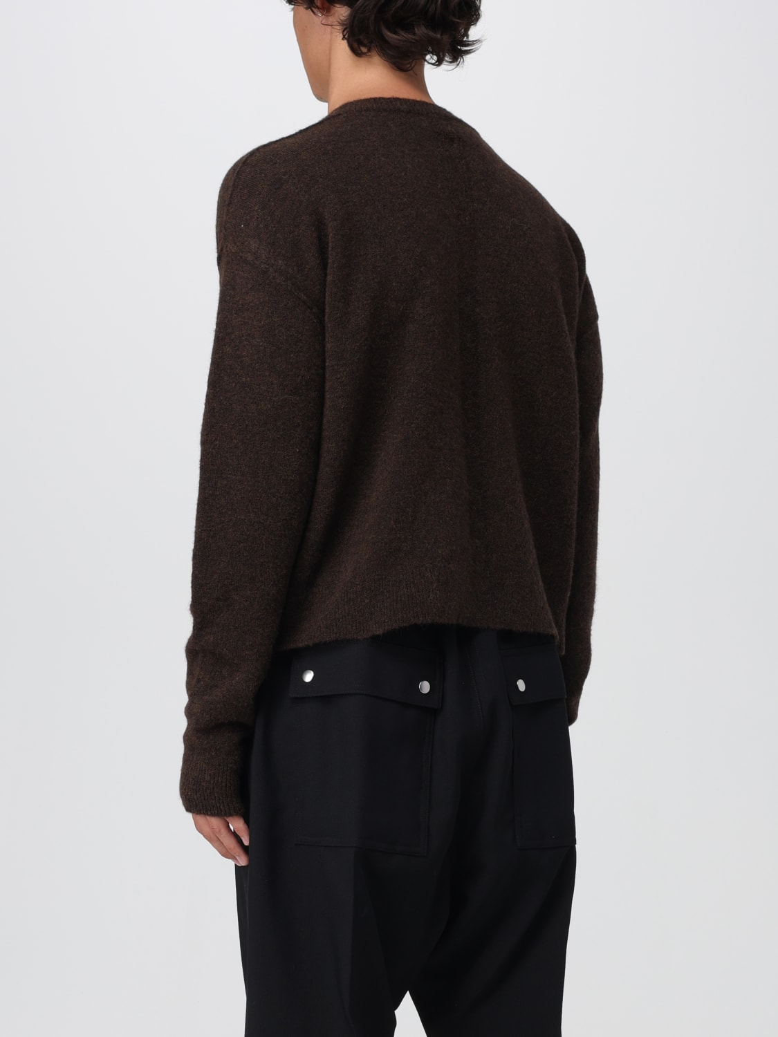 RICK OWENS SWEATER: T-shirt men Rick Owens, Brown - Img 2