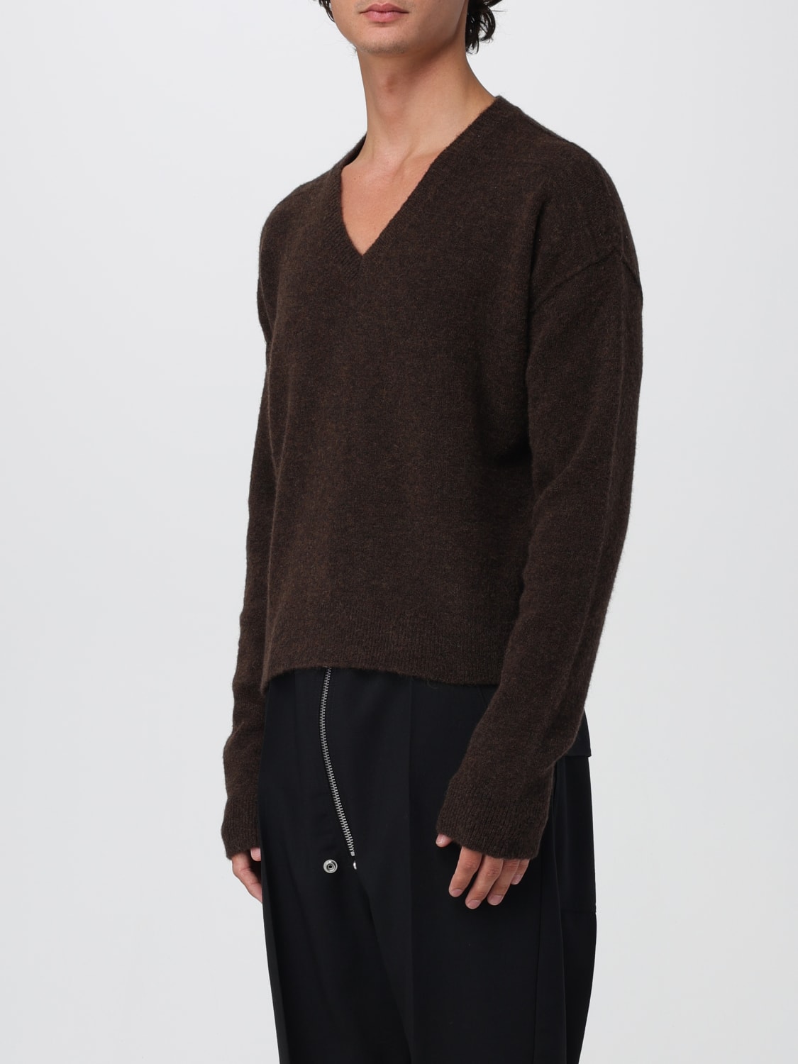 RICK OWENS SWEATER: T-shirt men Rick Owens, Brown - Img 3