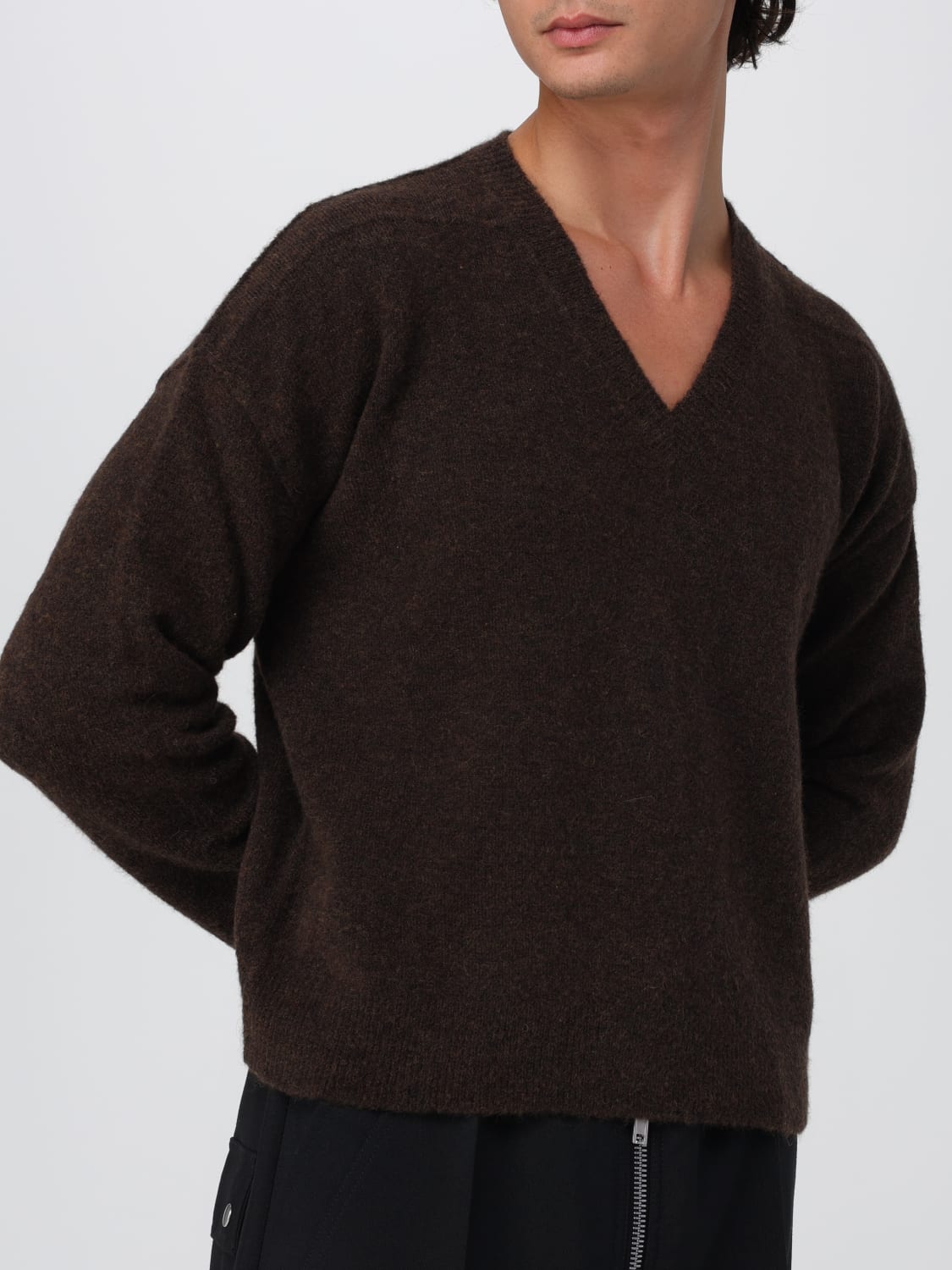 RICK OWENS SWEATER: T-shirt men Rick Owens, Brown - Img 4