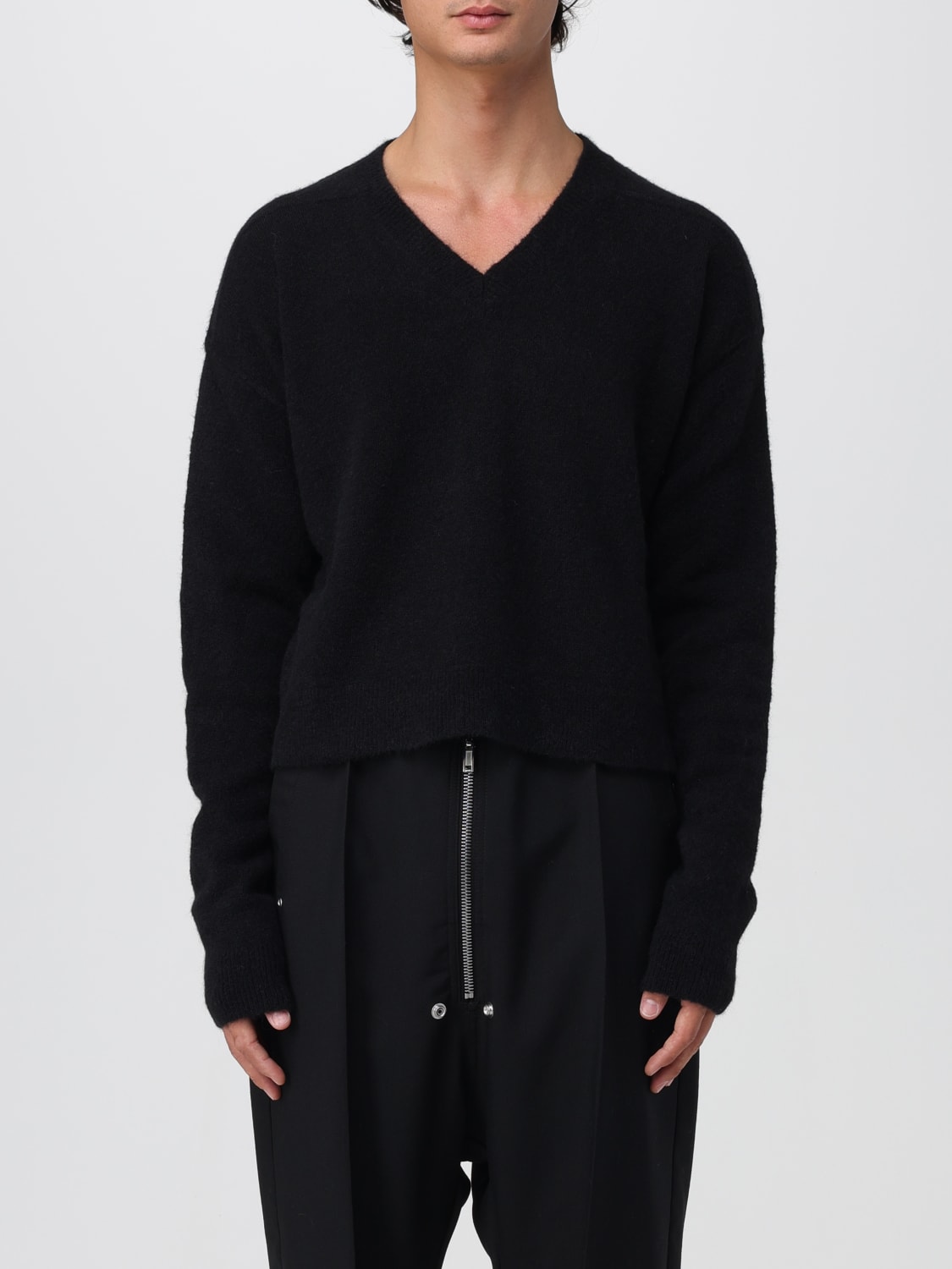 RICK OWENS SWEATER: T-shirt men Rick Owens, Black 1 - Img 1