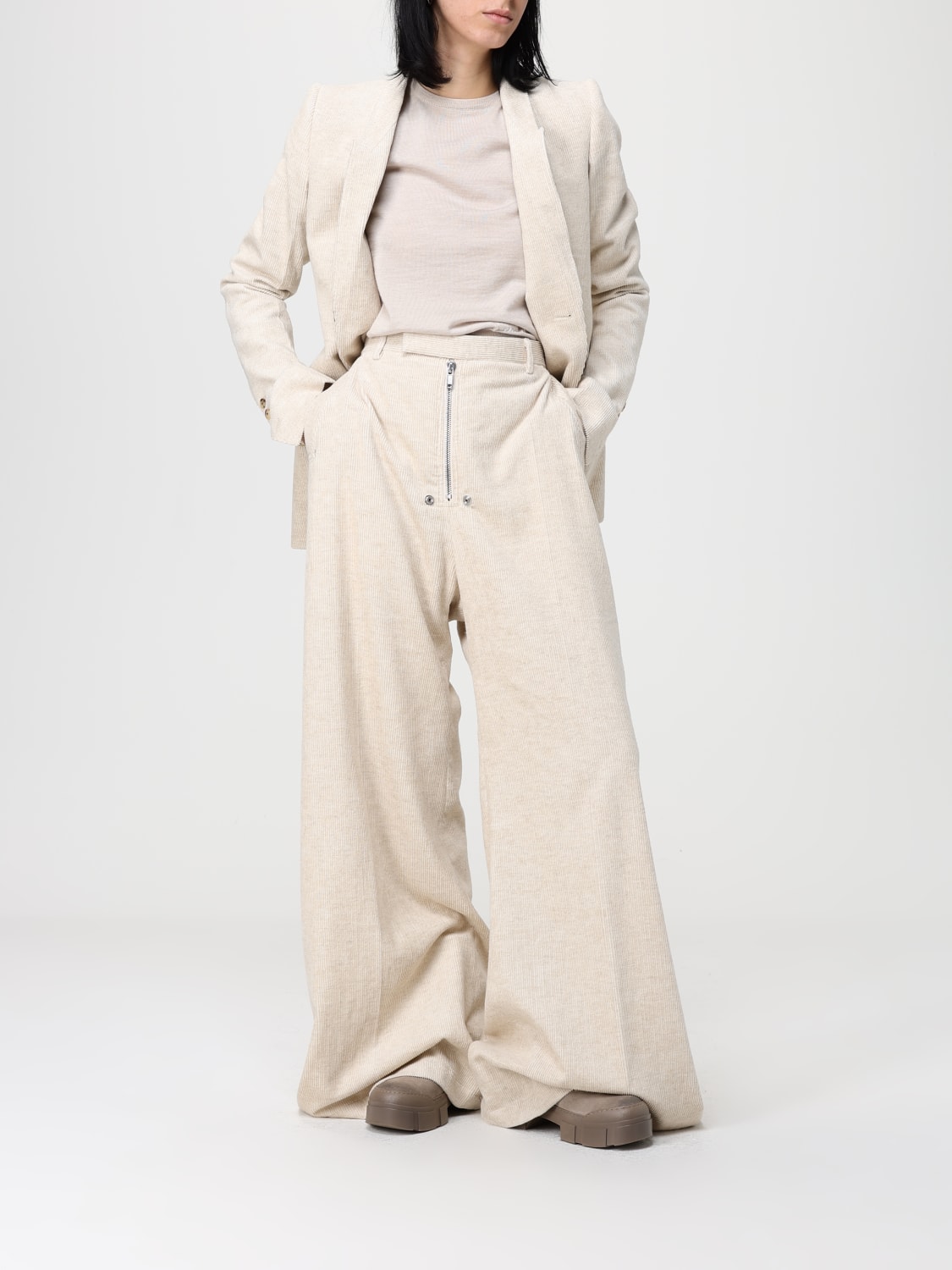 RICK OWENS VESTE: Veste femme Rick Owens, Naturel - Img 2