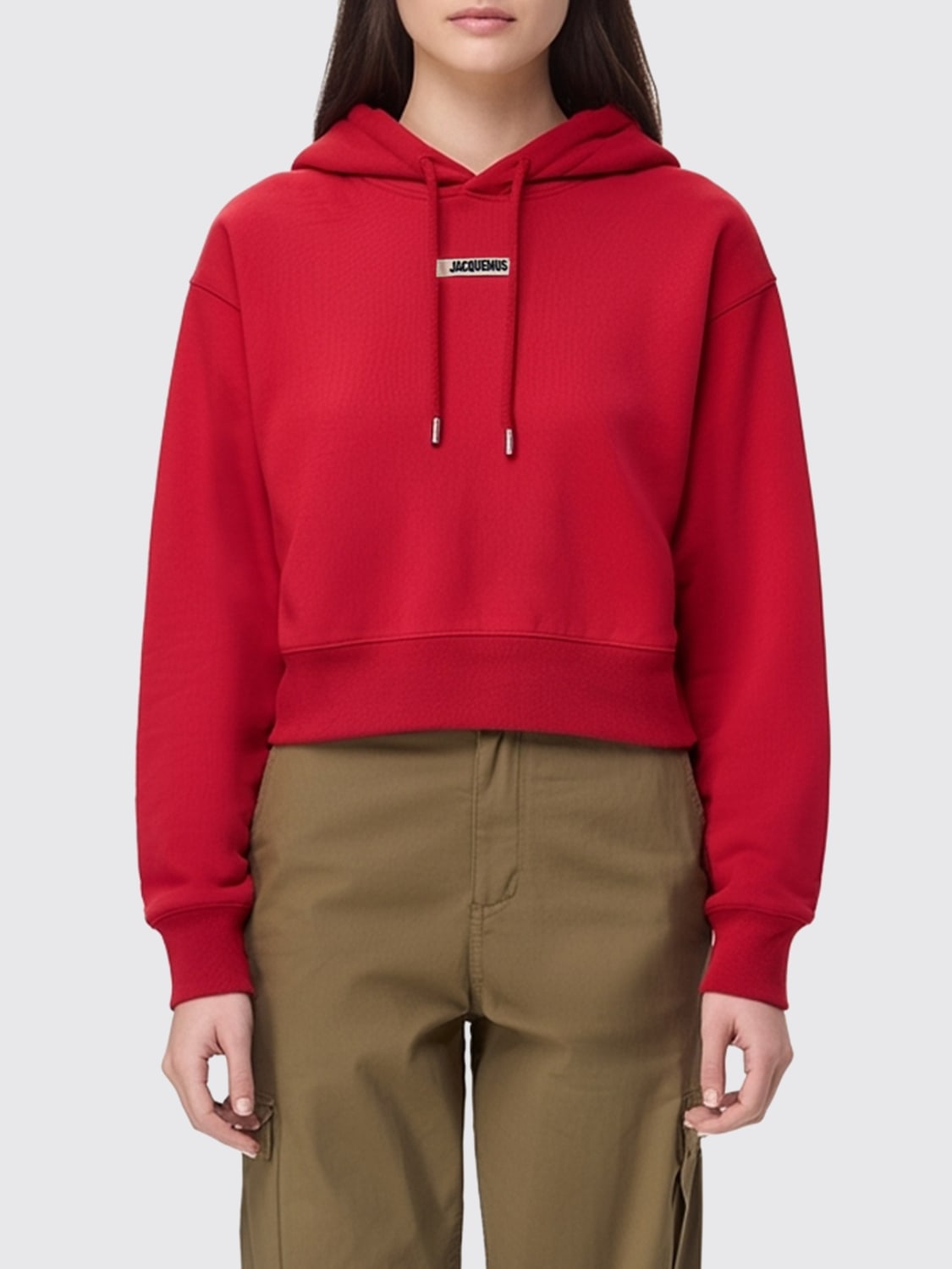 JACQUEMUS SUDADERA: Sudadera mujer Jacquemus, Rojo - Img 1