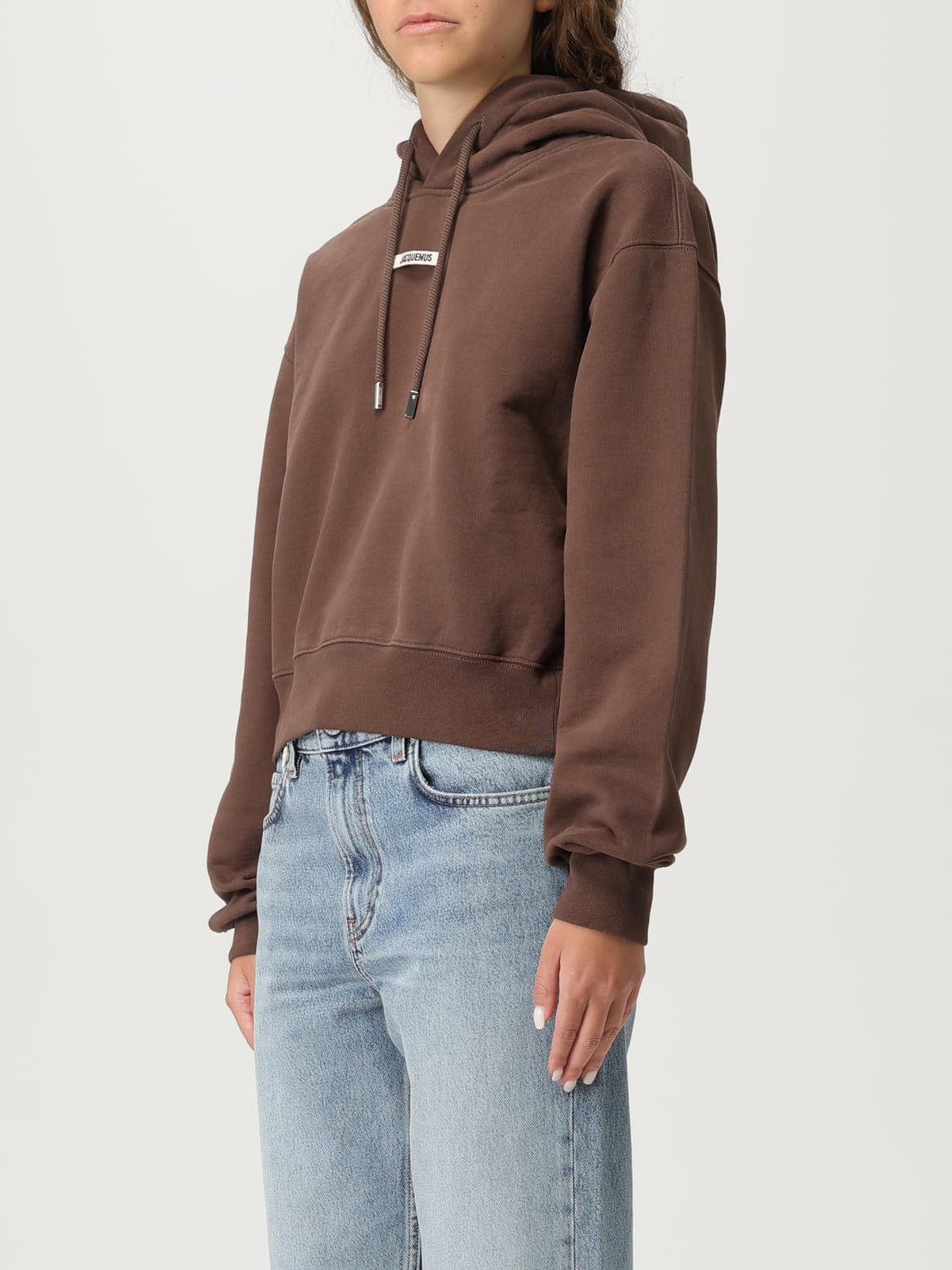 JACQUEMUS SWEATSHIRT: Sweatshirt damen Jacquemus, Braun - Img 3