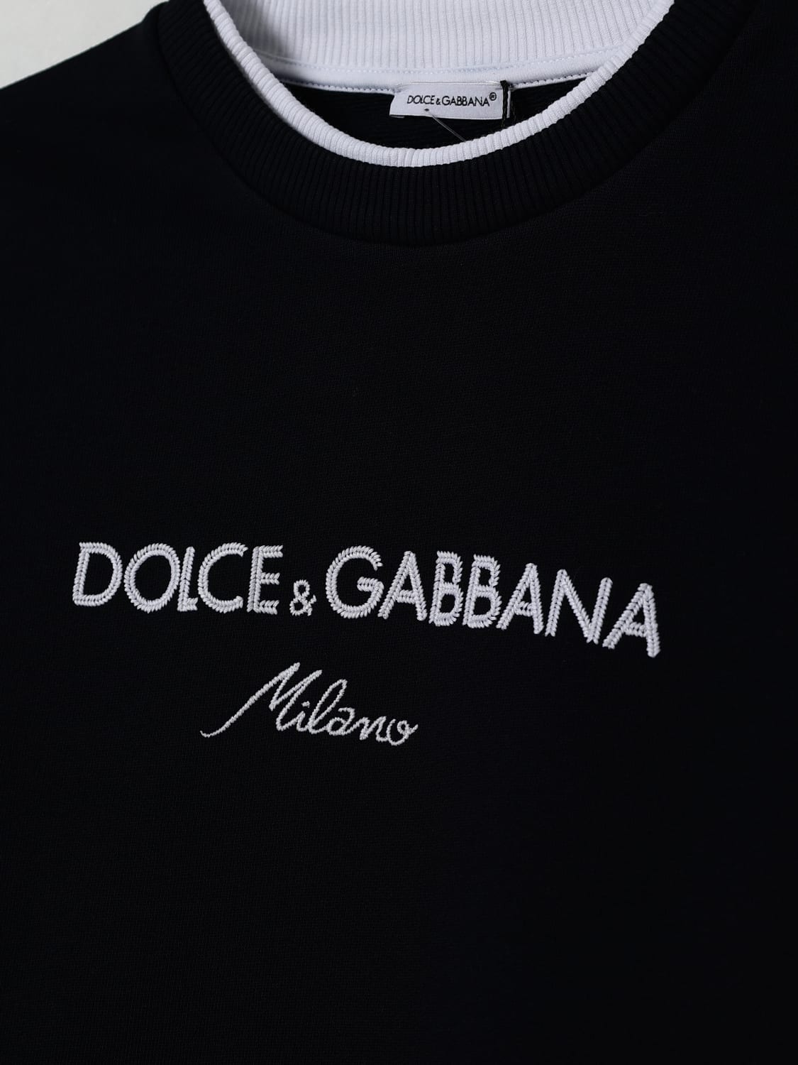 DOLCE & GABBANA SWEATER: Sweater kids Dolce & Gabbana, Blue - Img 3