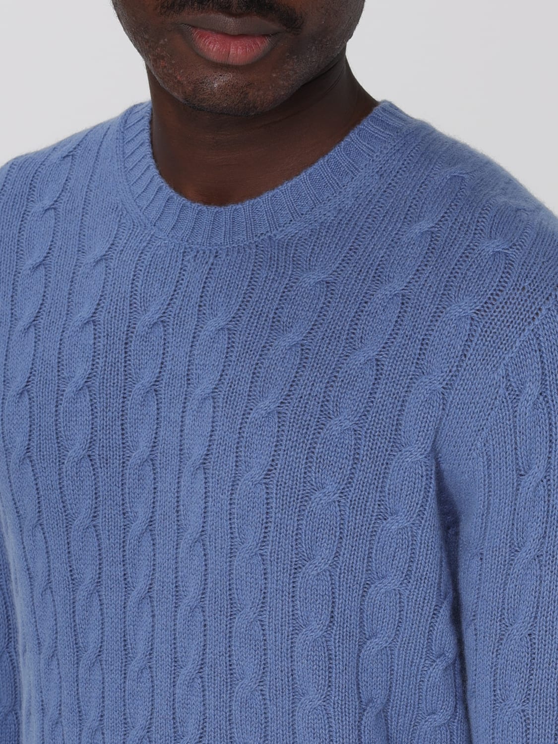 DRUMOHR PULLOVER: Pullover herren Drumohr, Denim - Img 3