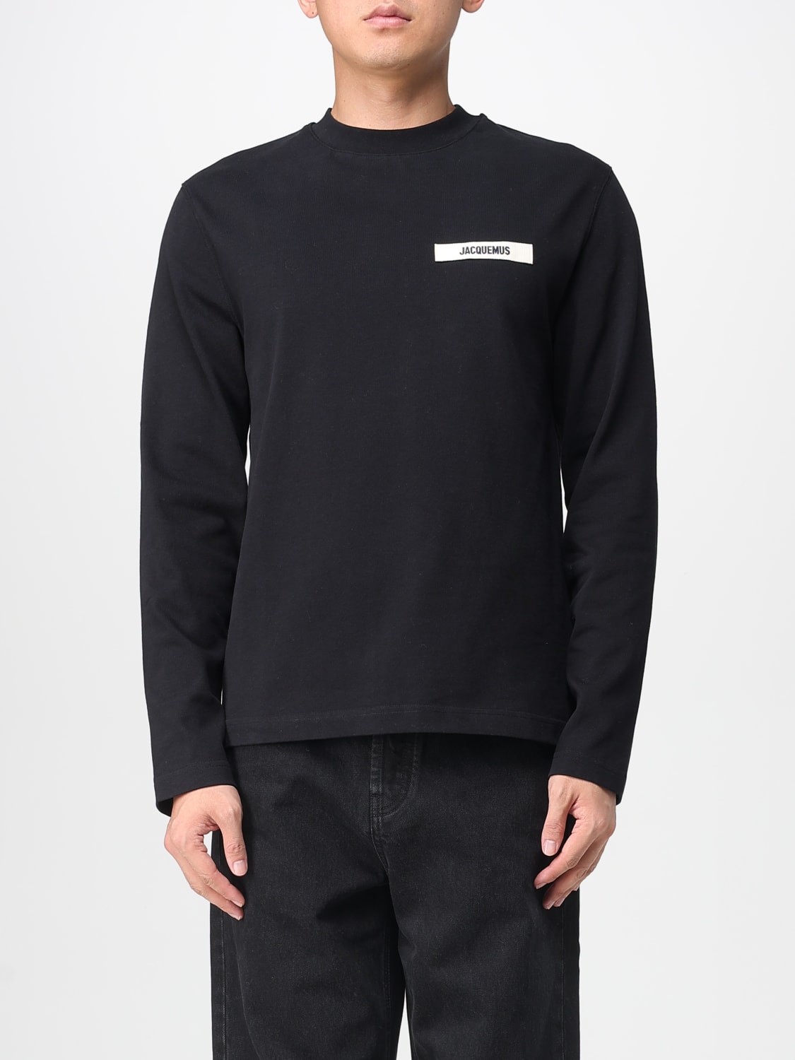 JACQUEMUS T-SHIRT: T-shirt men Jacquemus, Black - Img 1