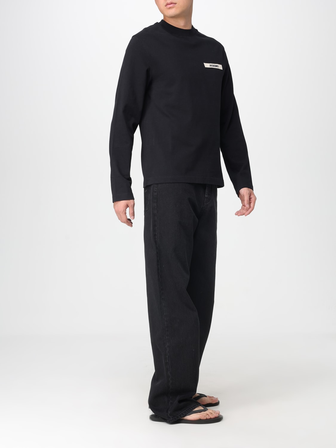 JACQUEMUS T-SHIRT: T-shirt men Jacquemus, Black - Img 2