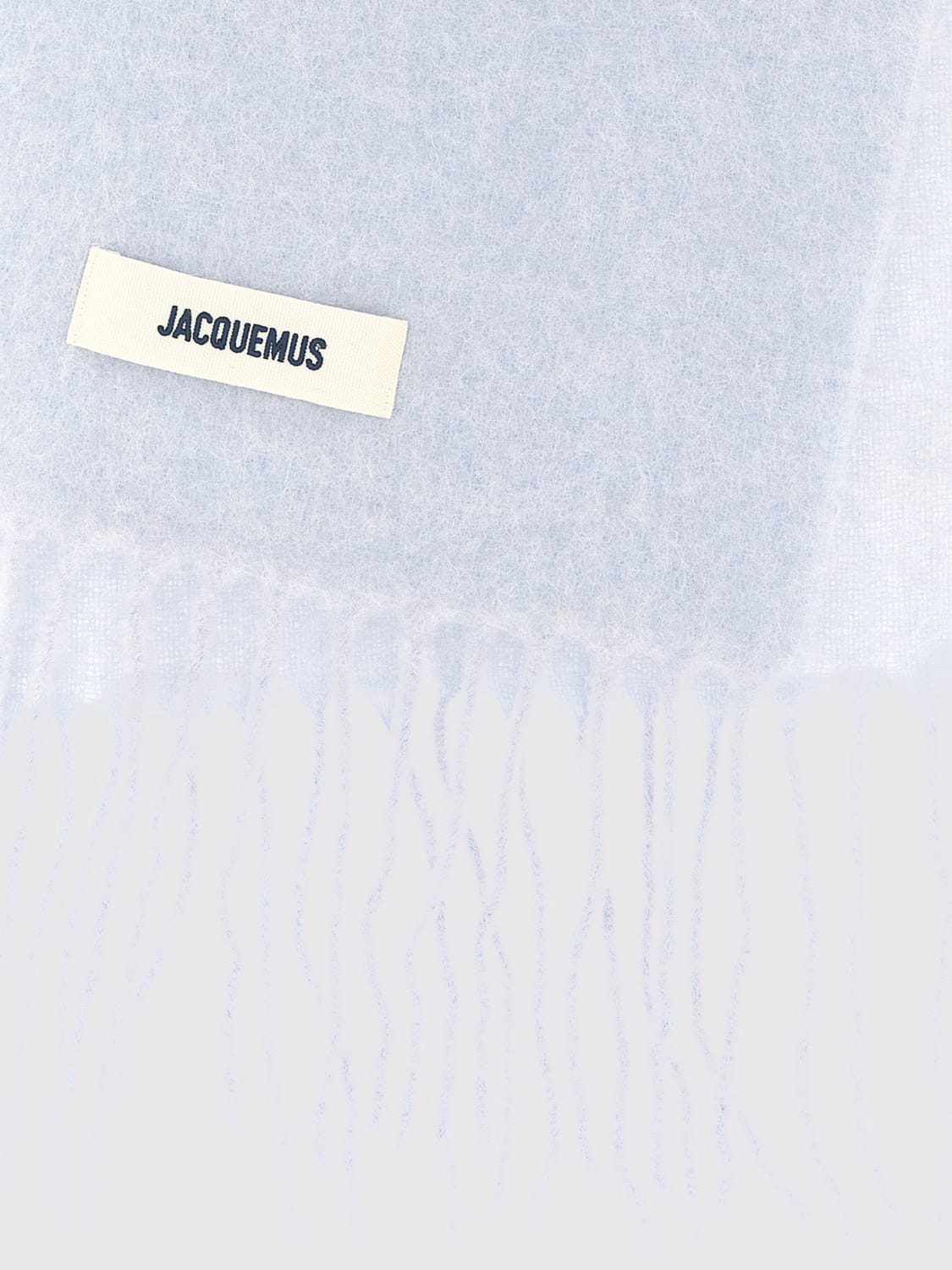 JACQUEMUS BUFANDA: Bufanda mujer Jacquemus, Azul Oscuro - Img 3