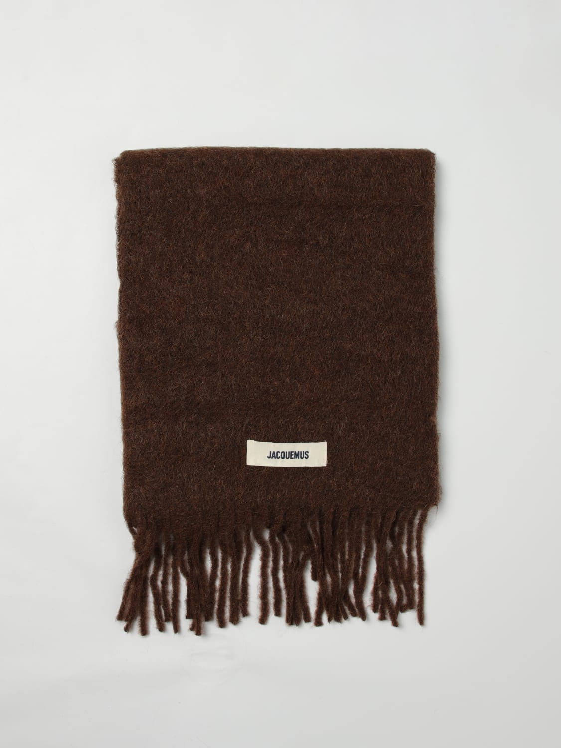 JACQUEMUS SCARF: Scarf woman Jacquemus, Brown - Img 1