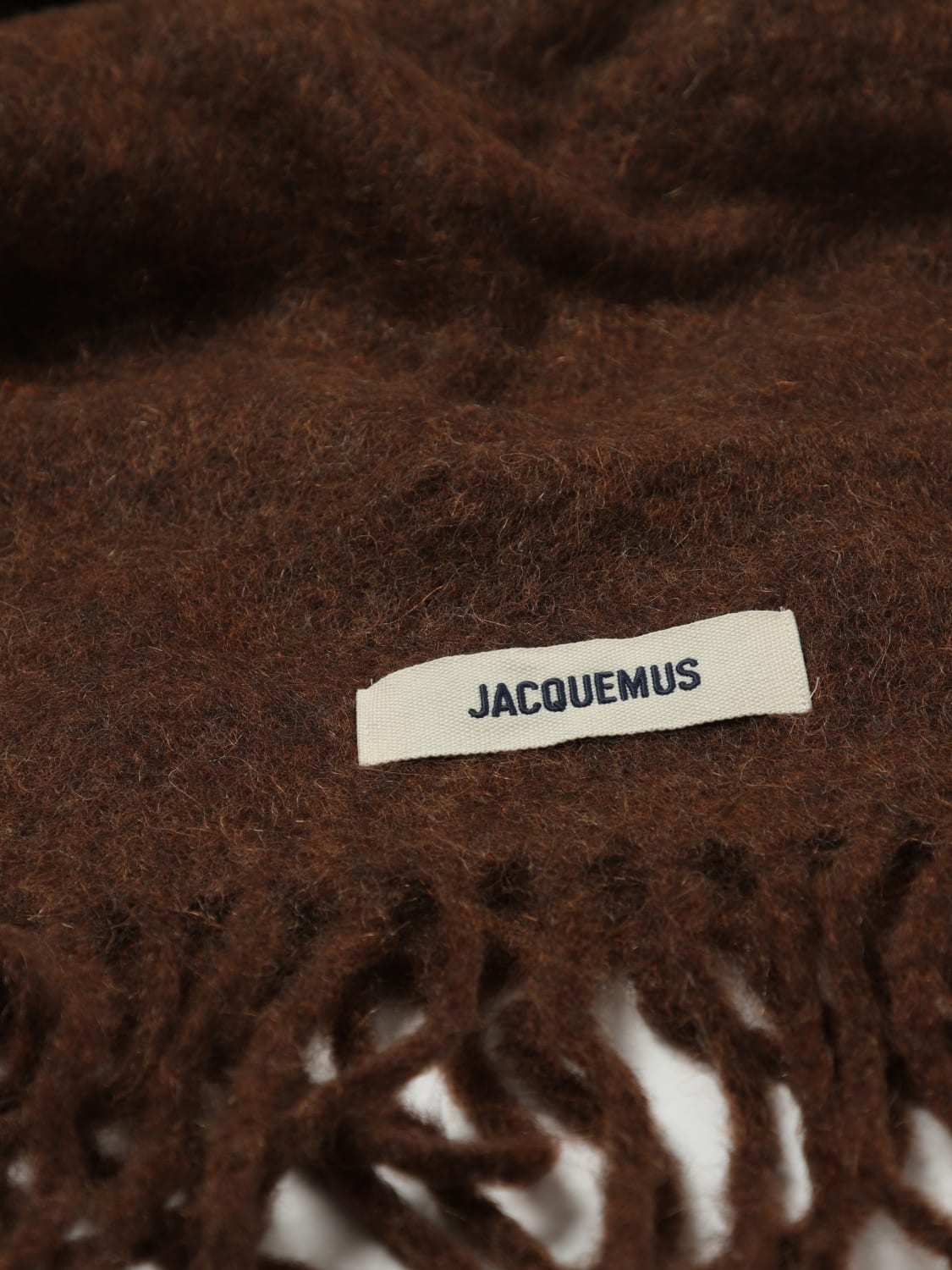 JACQUEMUS SCARF: Scarf woman Jacquemus, Brown - Img 3