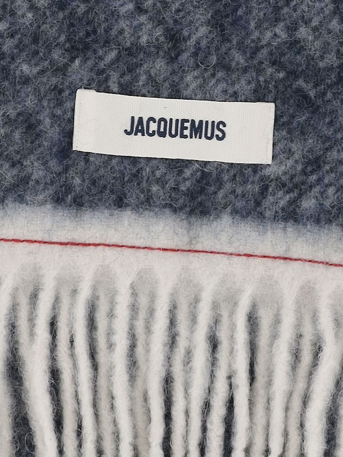 JACQUEMUS 围巾: 围巾 女士 Jacquemus, 海军蓝 - Img 3