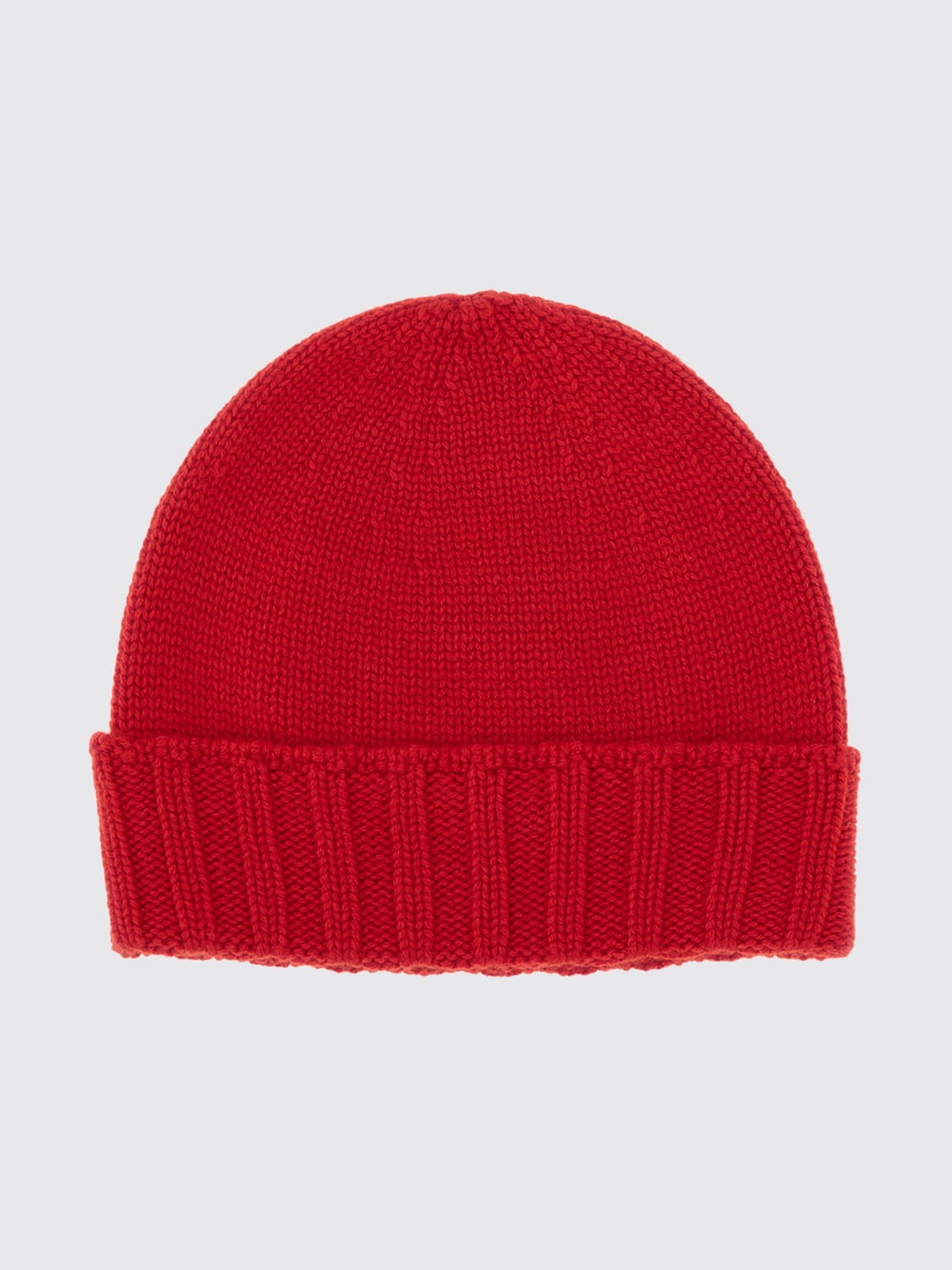 DRUMOHR CAPPELLO: Cappello Drumohr in cashmere a coste , Rosso - Img 1