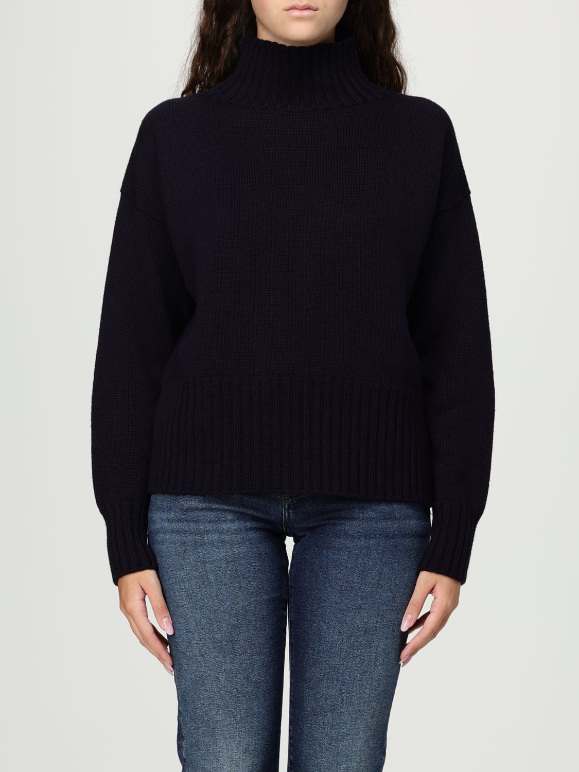 DRUMOHR MAGLIA: Maglia a dolcevita basic Drumohr, Blue - Img 1