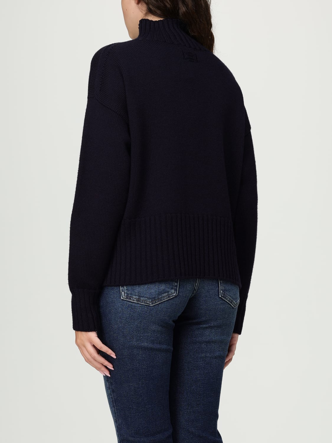 DRUMOHR MAGLIA: Maglia a dolcevita basic Drumohr, Blue - Img 2