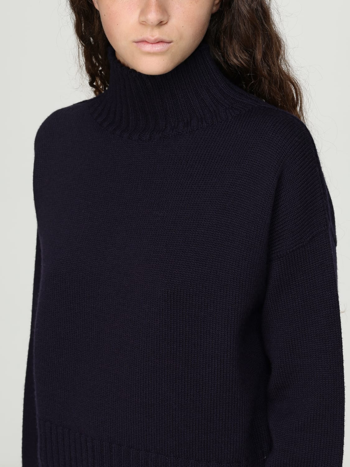 DRUMOHR MAGLIA: Maglia a dolcevita basic Drumohr, Blue - Img 3