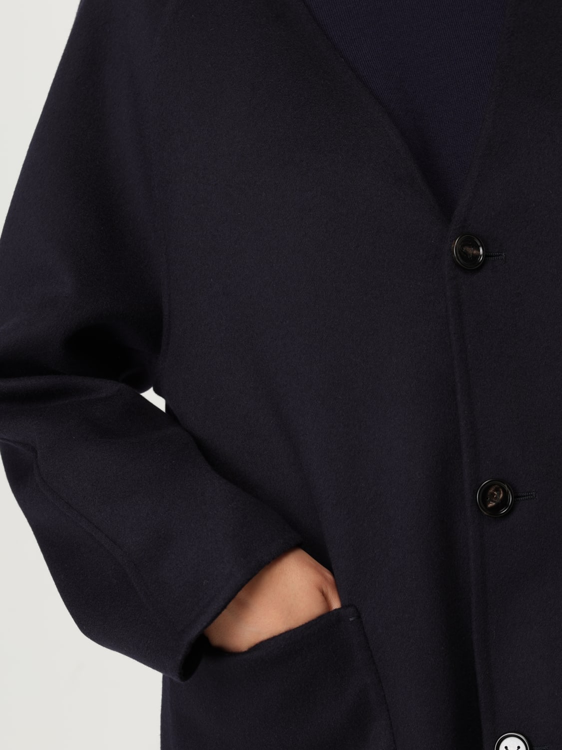 BOTTEGA VENETA MANTEAU: Manteau femme Bottega Veneta, Bleu - Img 5