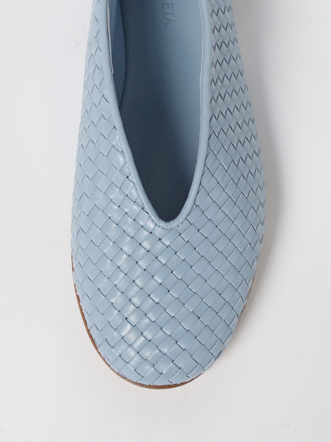 BOTTEGA VENETA BALLERINAS: Schuhe damen Bottega Veneta, Hellblau - Img 4