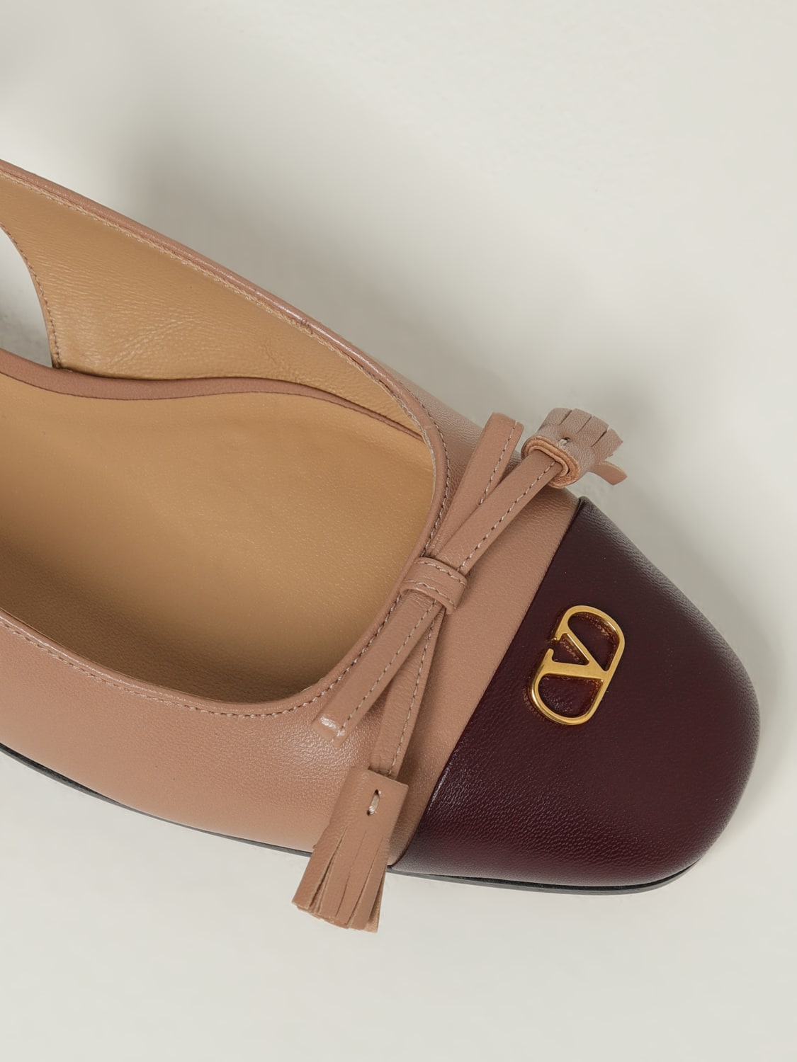 VALENTINO GARAVANI BALLERINE: Ballerina VLogo Signature Valentino Garavani in pelle , Rosa - Img 4