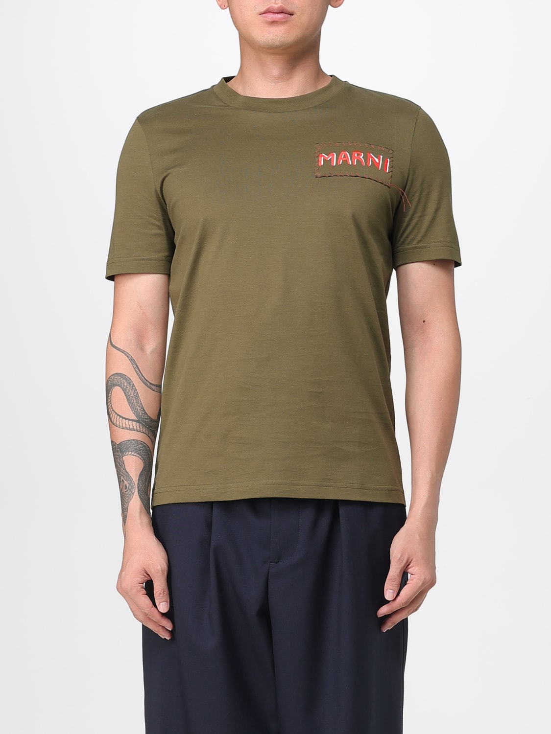 MARNI CAMISETA: Camiseta hombre Marni, Verde - Img 1