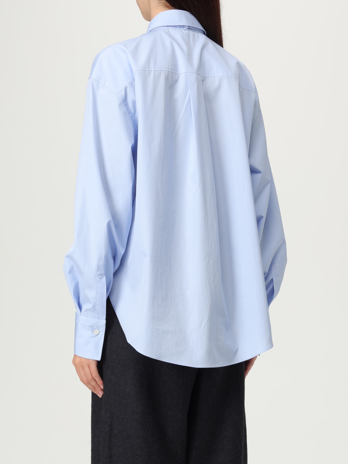 BRUNELLO CUCINELLI CHEMISE: Top femme Brunello Cucinelli, Bleu - Img 3