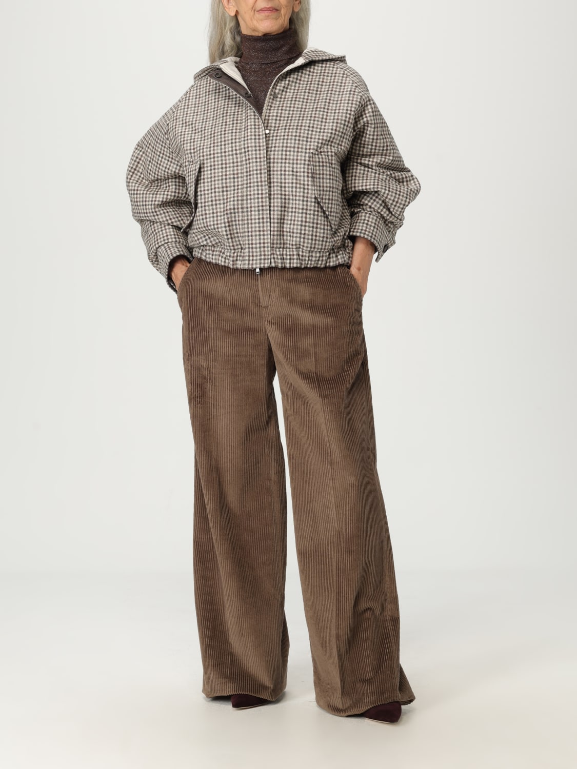 BRUNELLO CUCINELLI JACKET: Jacket woman Brunello Cucinelli, Beige - Img 2