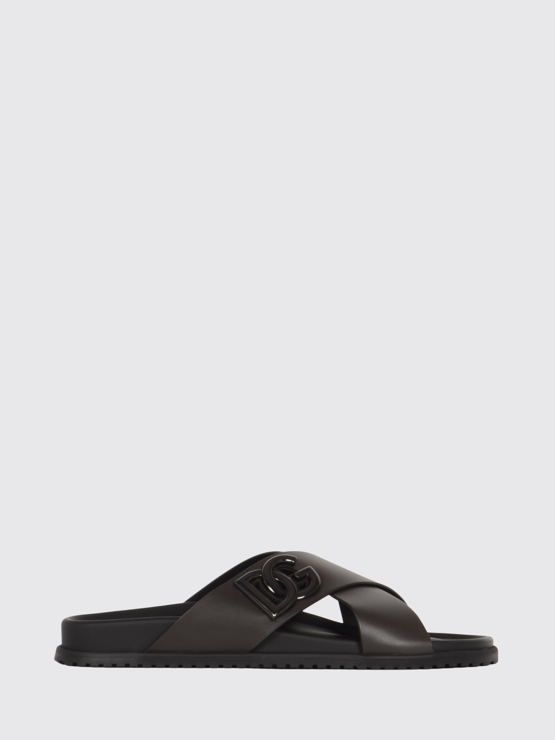 DOLCE & GABBANA SANDALS: Shoes men Dolce & Gabbana, Cocoa - Img 1