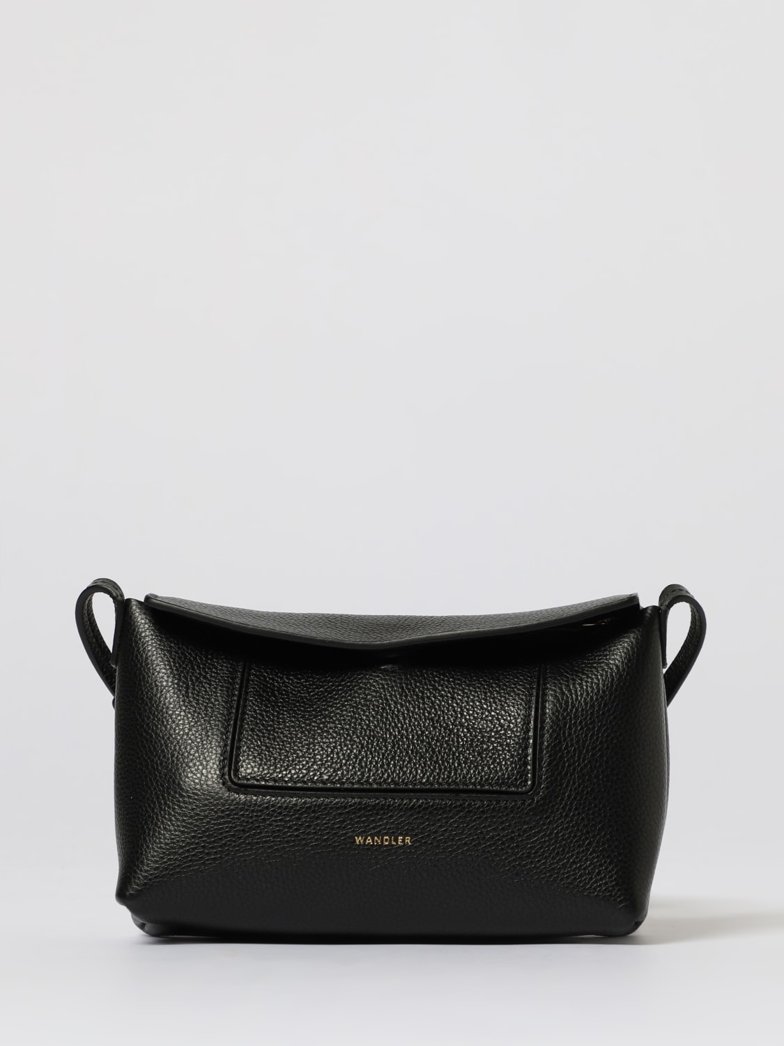 WANDLER BORSA A SPALLA: Borsa a spalla Mini Penelope in camoscio Wandler, Nero - Img 1