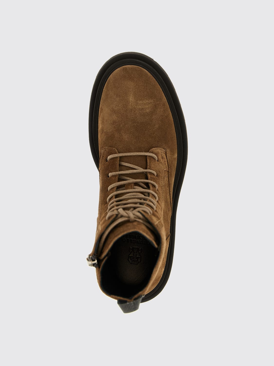 BRUNELLO CUCINELLI BOOTS: Shoes woman Brunello Cucinelli, Brown - Img 4