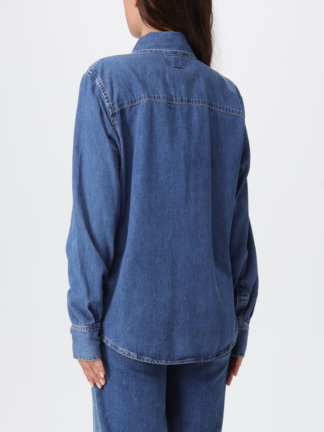 LIU JO CAMISA: Camisa mujer Liu Jo, Azul Oscuro - Img 2