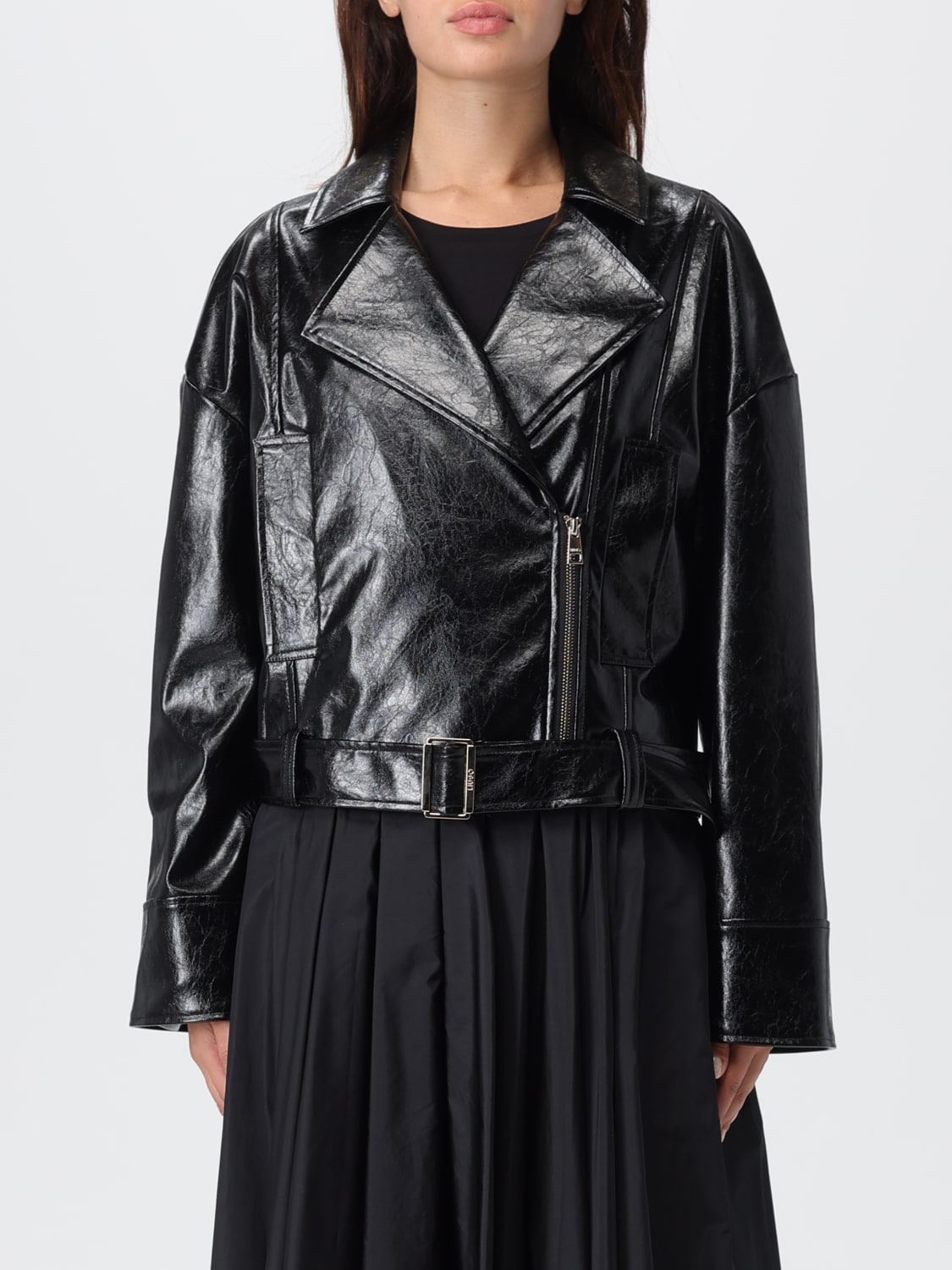 LIU JO JACKET: Coat woman Liu Jo, Black - Img 1