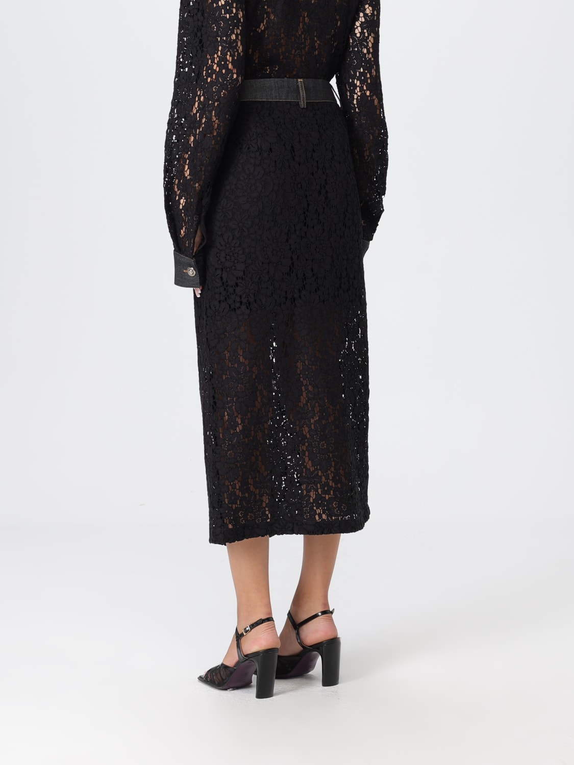 LIU JO SKIRT: Skirt woman Liu Jo, Black - Img 3