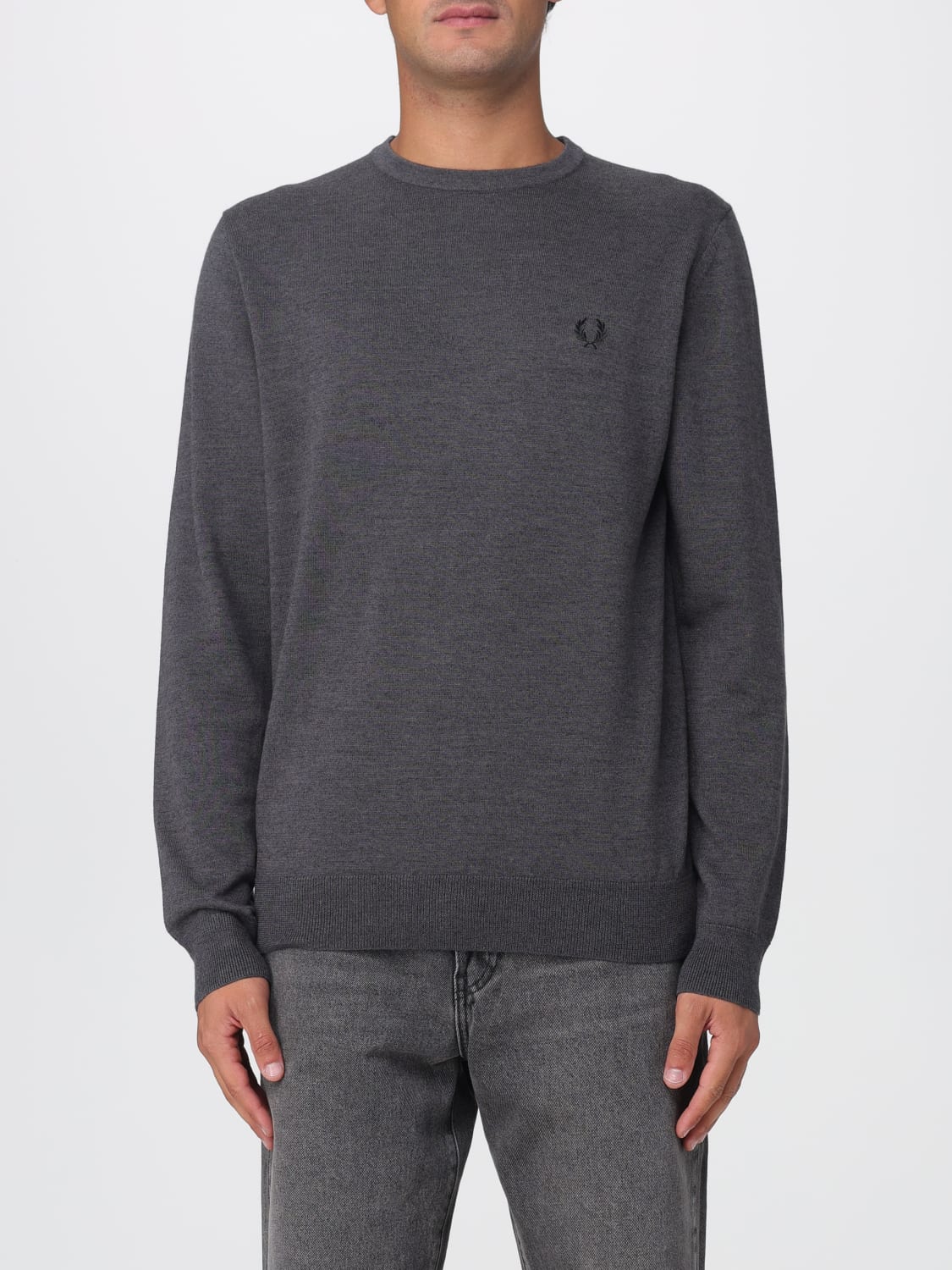 FRED PERRY SWEATER: Sweatshirt men Fred Perry, Grey - Img 1